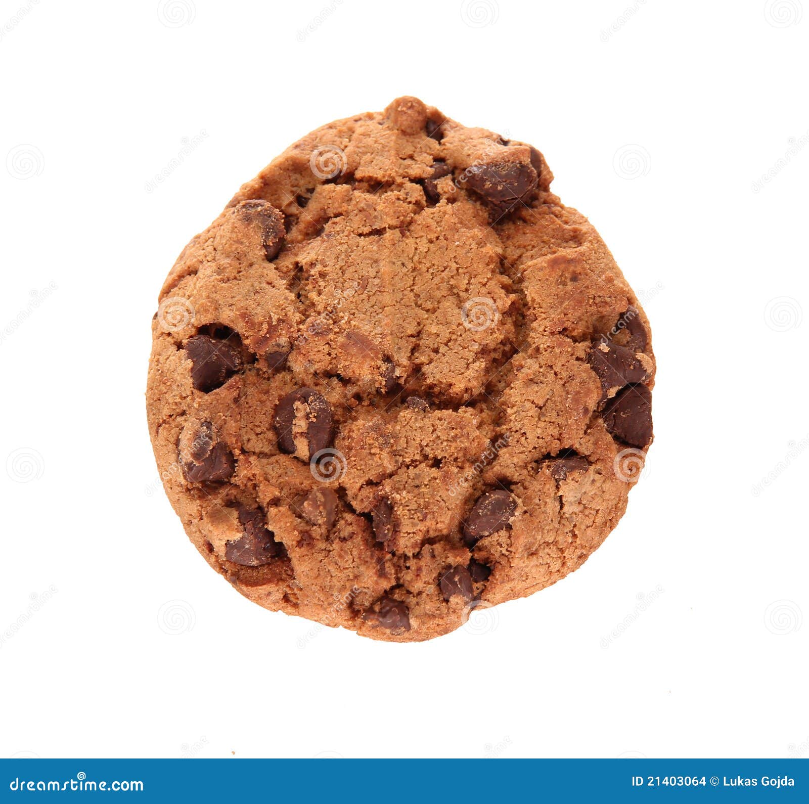 Tasty chocolate cookies stock photo. Image of food, isolated 21403064
