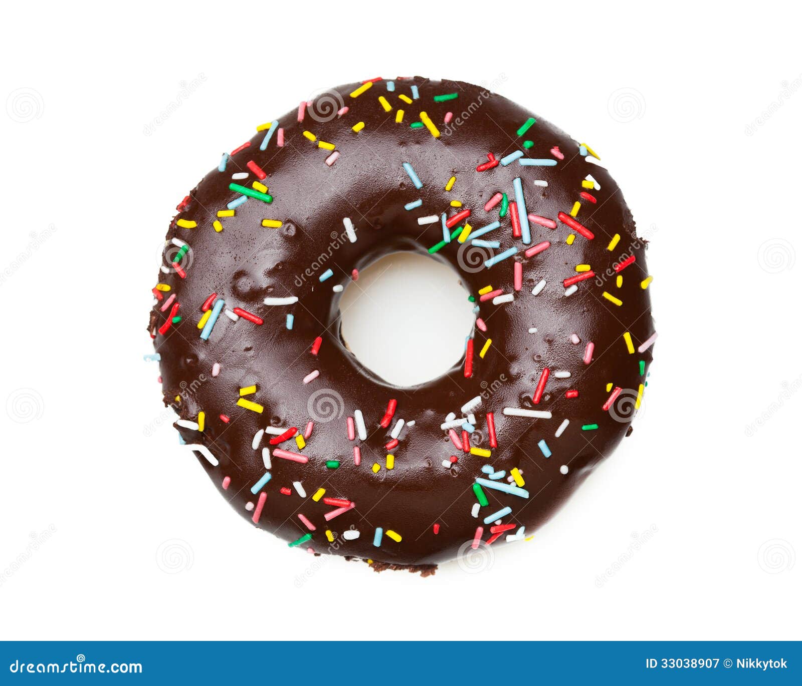 tasty chocolate donut