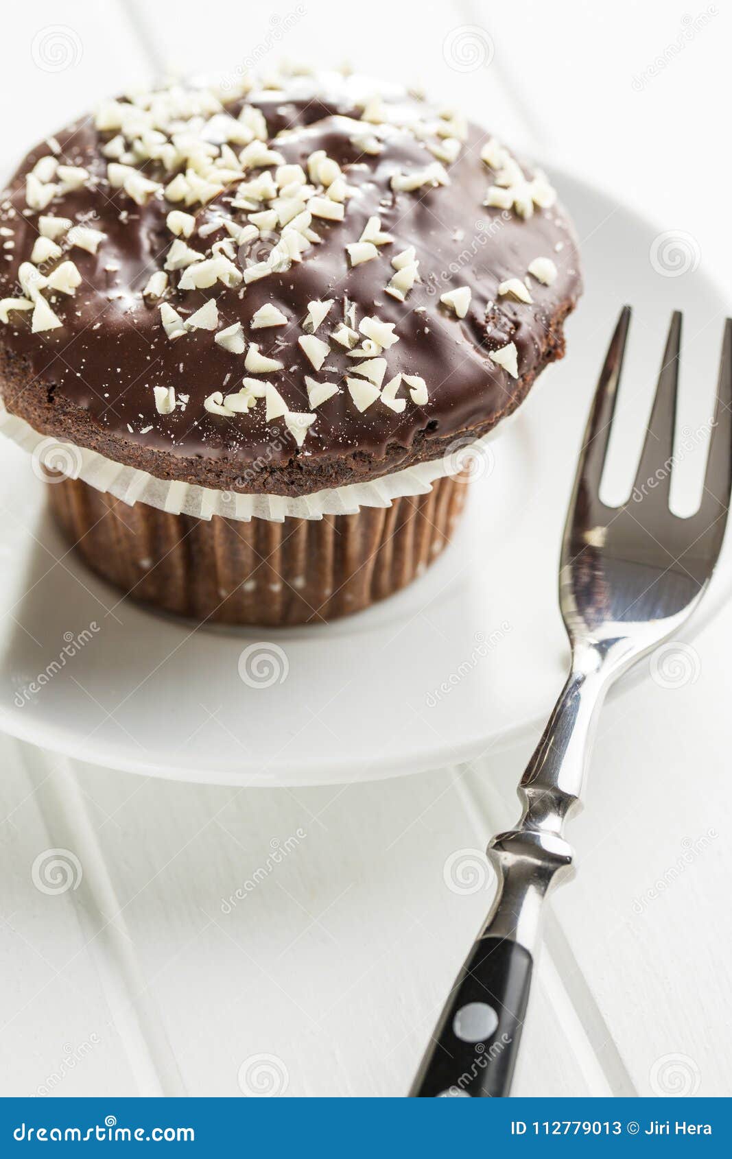 Tasty chocolate muffins. stock image. Image of meal 112779013