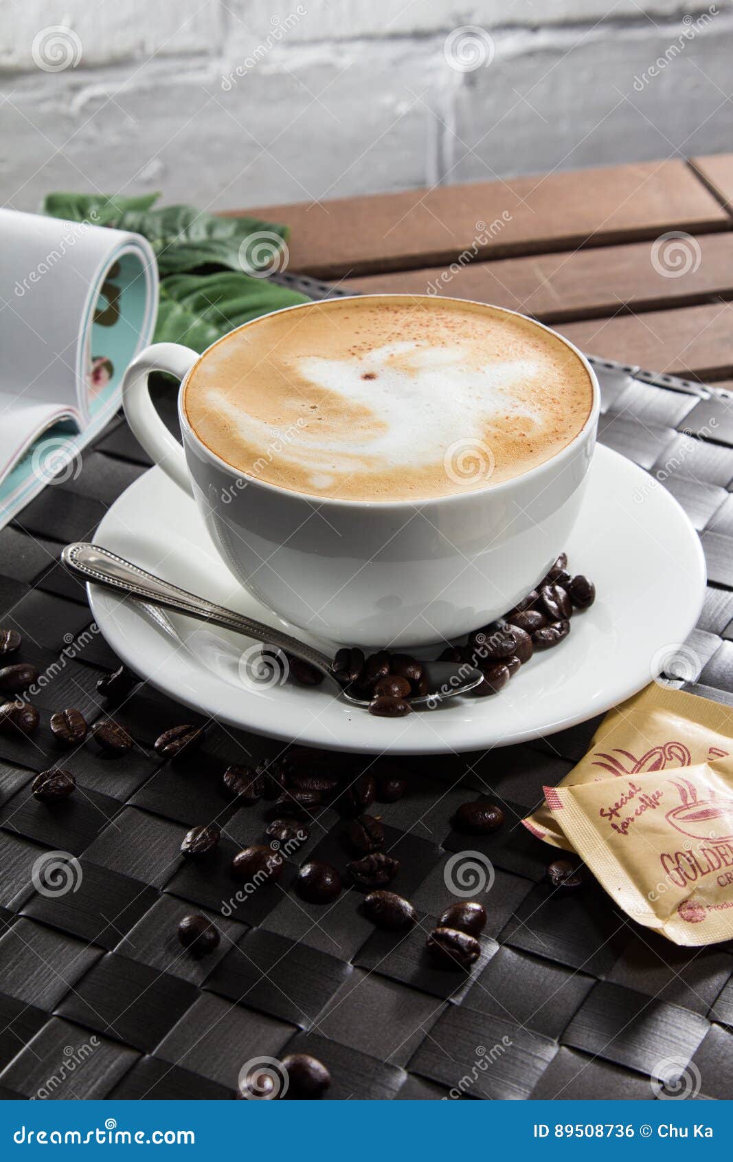 A Tasty Cuisine Photo of Coffee Stock Photo - Image of break, design ...