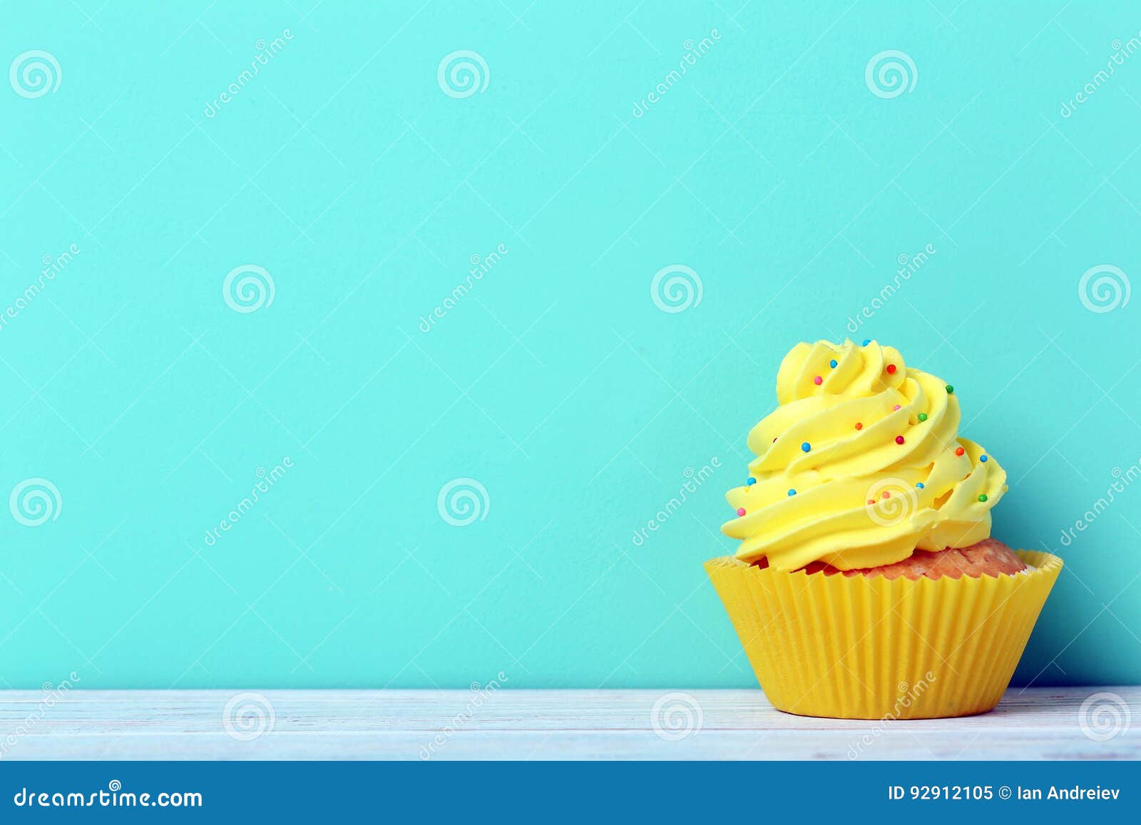 Tasty cupcake stock image. Image of brown, confectionery 92912105