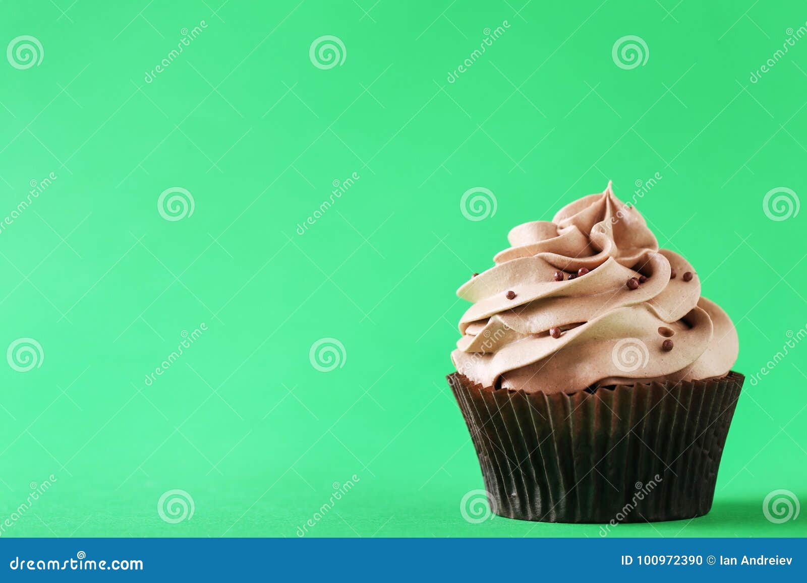 Cupcake stock photo. Image of background, paper, frosting 100972390