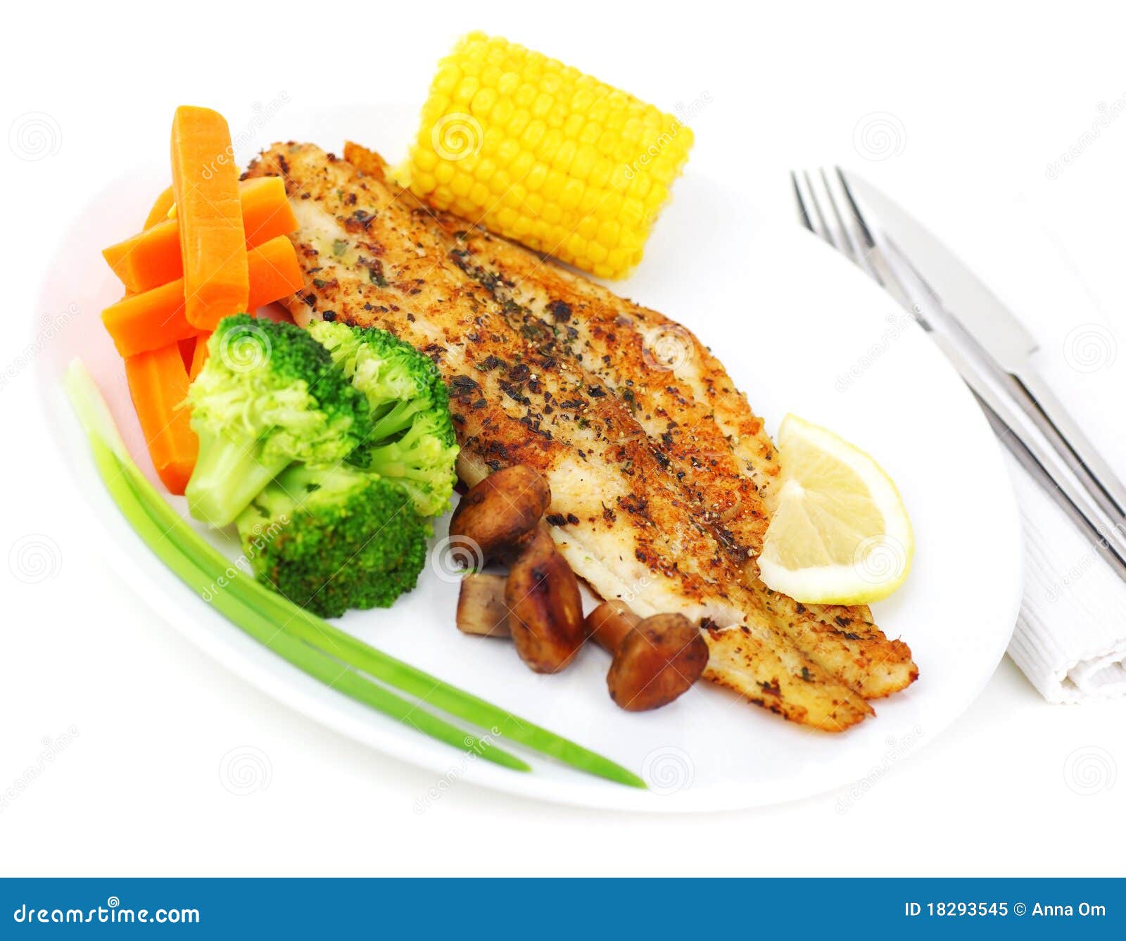 Tasty fish fillet stock image. Image of cuisine, knife - 18293545