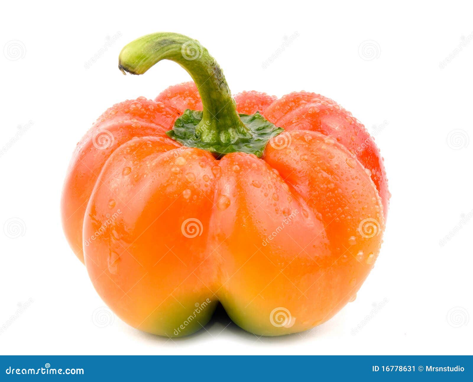 Tasty fresh paprika stock image. Image of drop, paprika 16778631