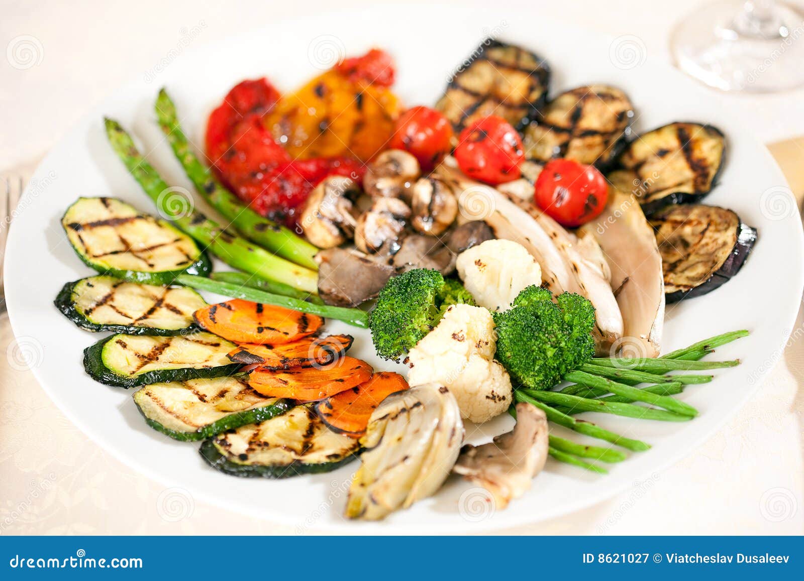 Tasty fried vegetables. stock image. Image of colorful 8621027