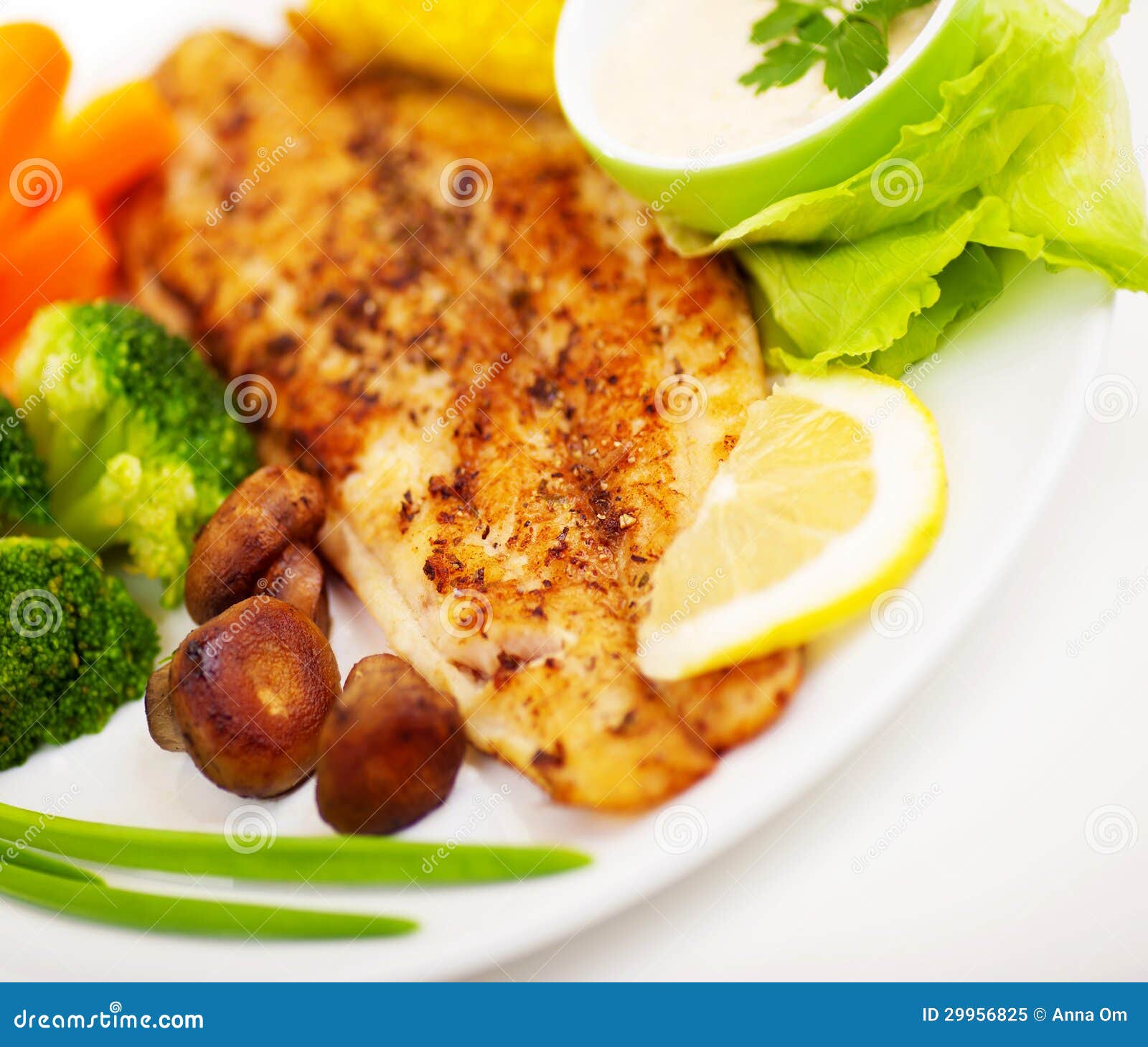 Tasty fish fillet stock image. Image of grilled, fish - 29956825
