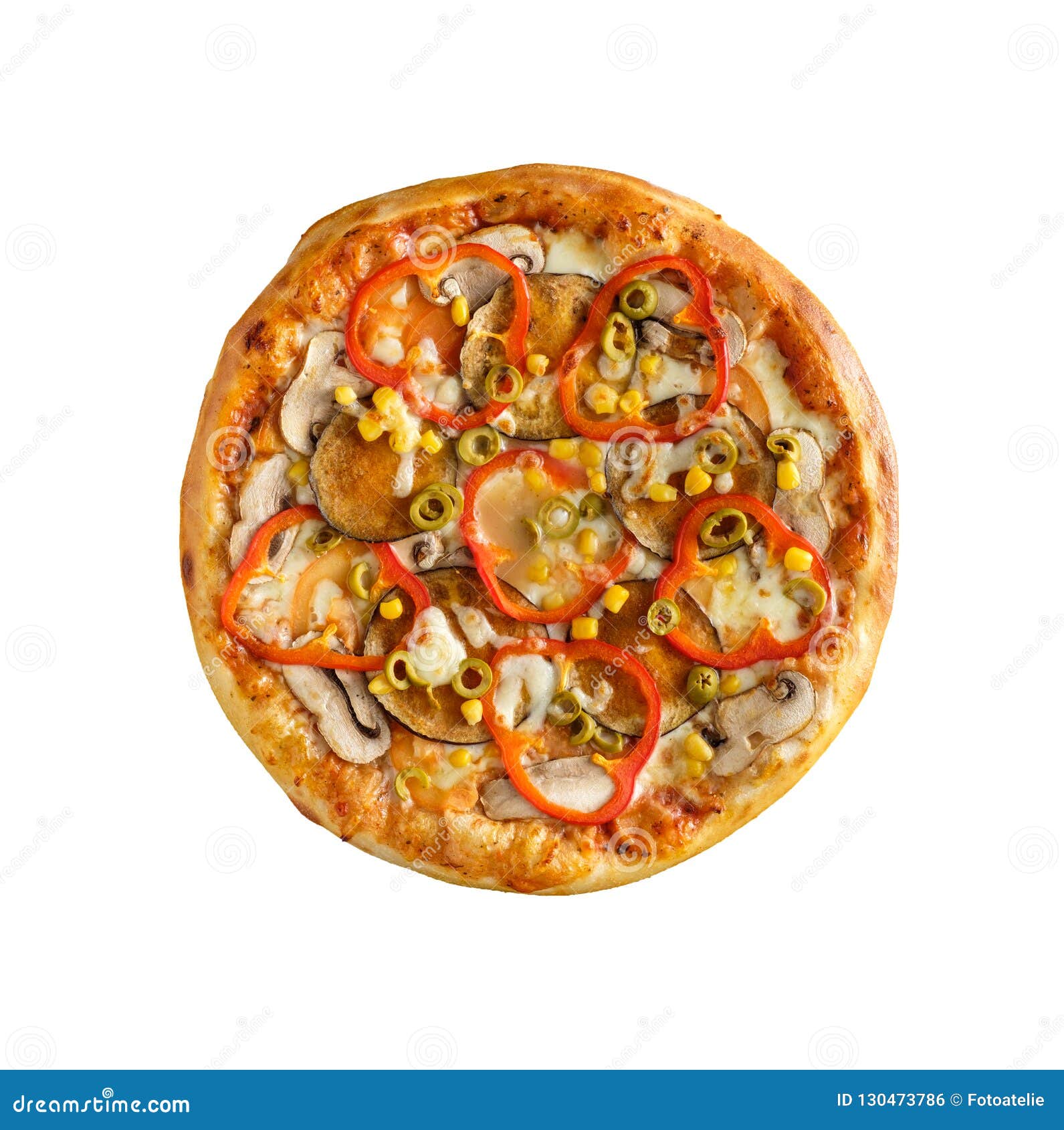 tasty, homemade, flavorful pizza  on white background, t