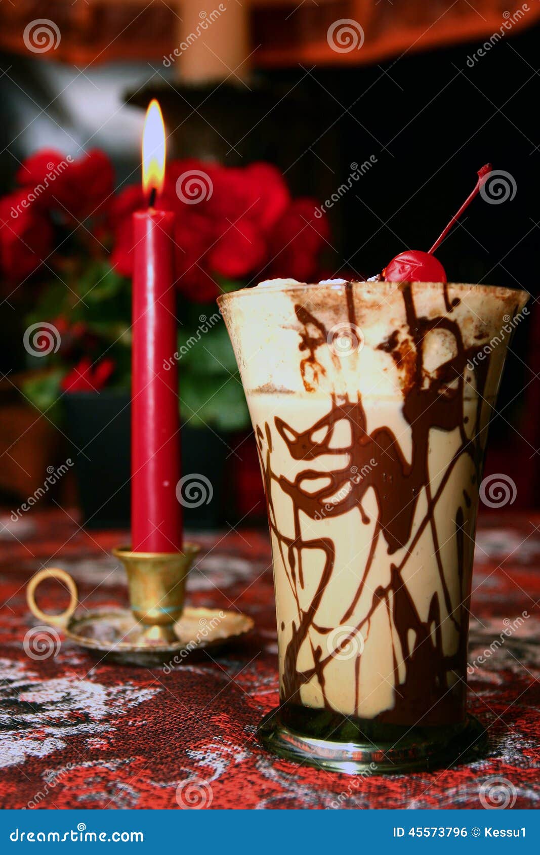 Tasty hot drink stock photo. Image of coffee, cream, dark 45573796