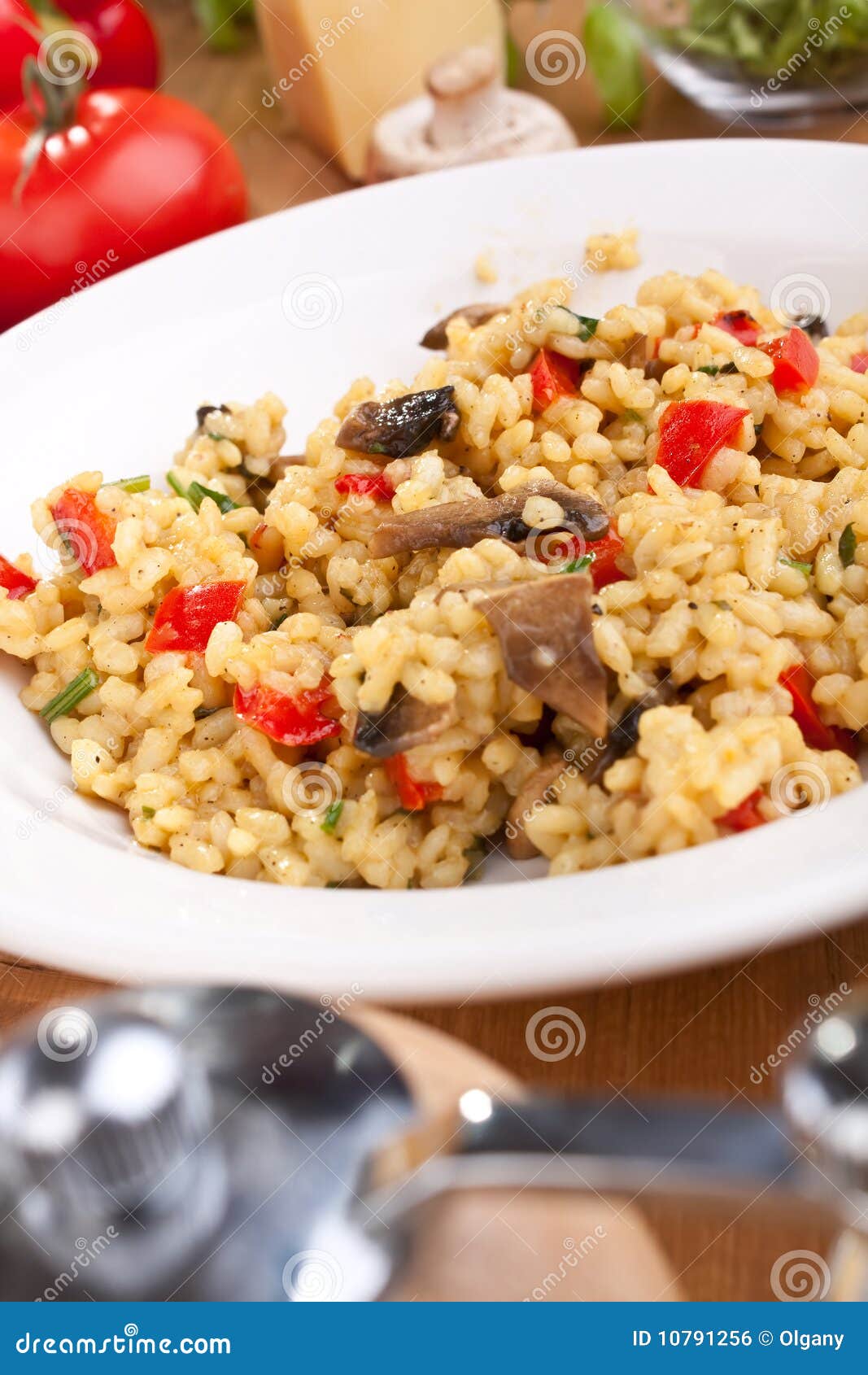 Tasty Italian Mushroom Risotto Stock Photo Image of cooking, prepared