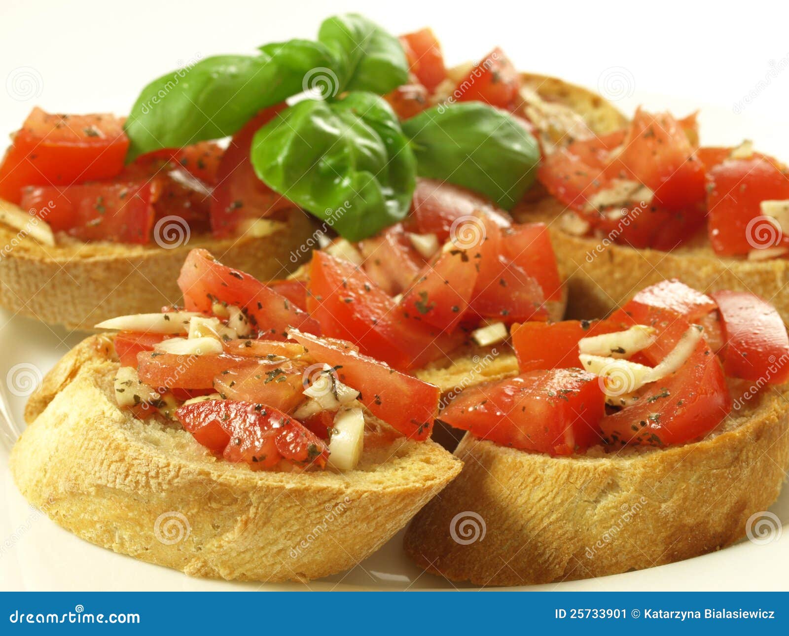 Tasty italian snack stock image. Image of bruschetta 25733901