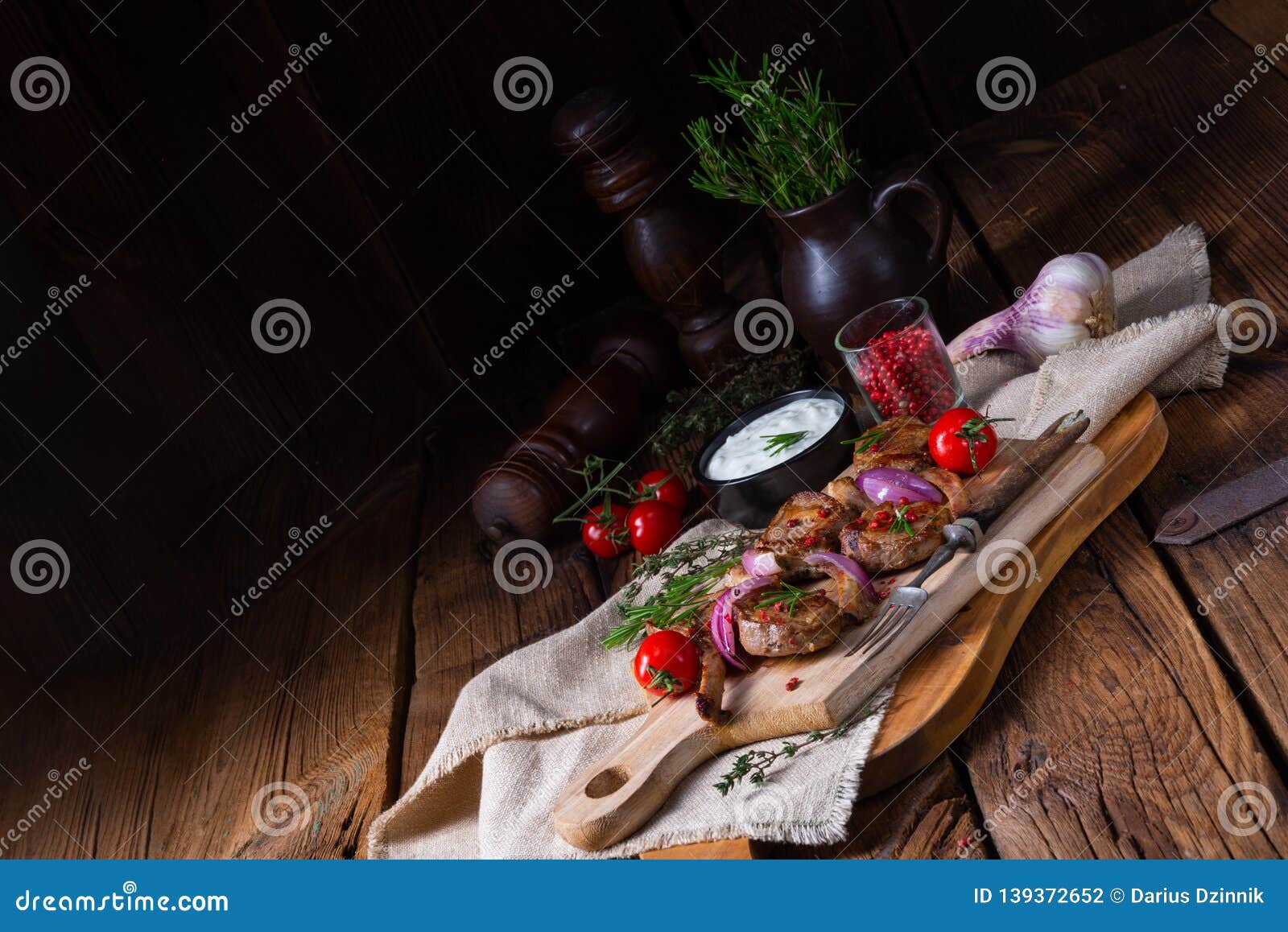 Tasty Lamb Chops with Mint and Rosemary Stock Photo Image of grilled, mint 139372652