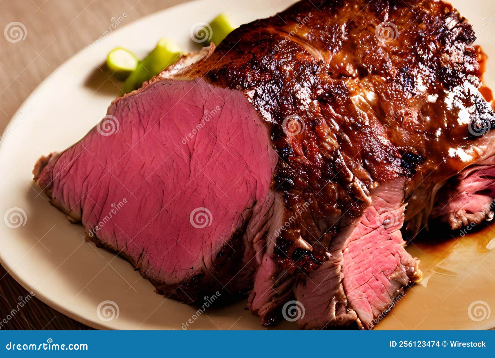Medium Rare Roast Beef with Crispy Crust Stock Photo Image of crispy, traditional 256123474