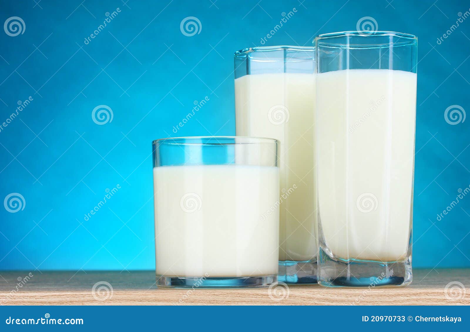 Tasty milk in glasses stock image. Image of healthy, nutrition 20970733