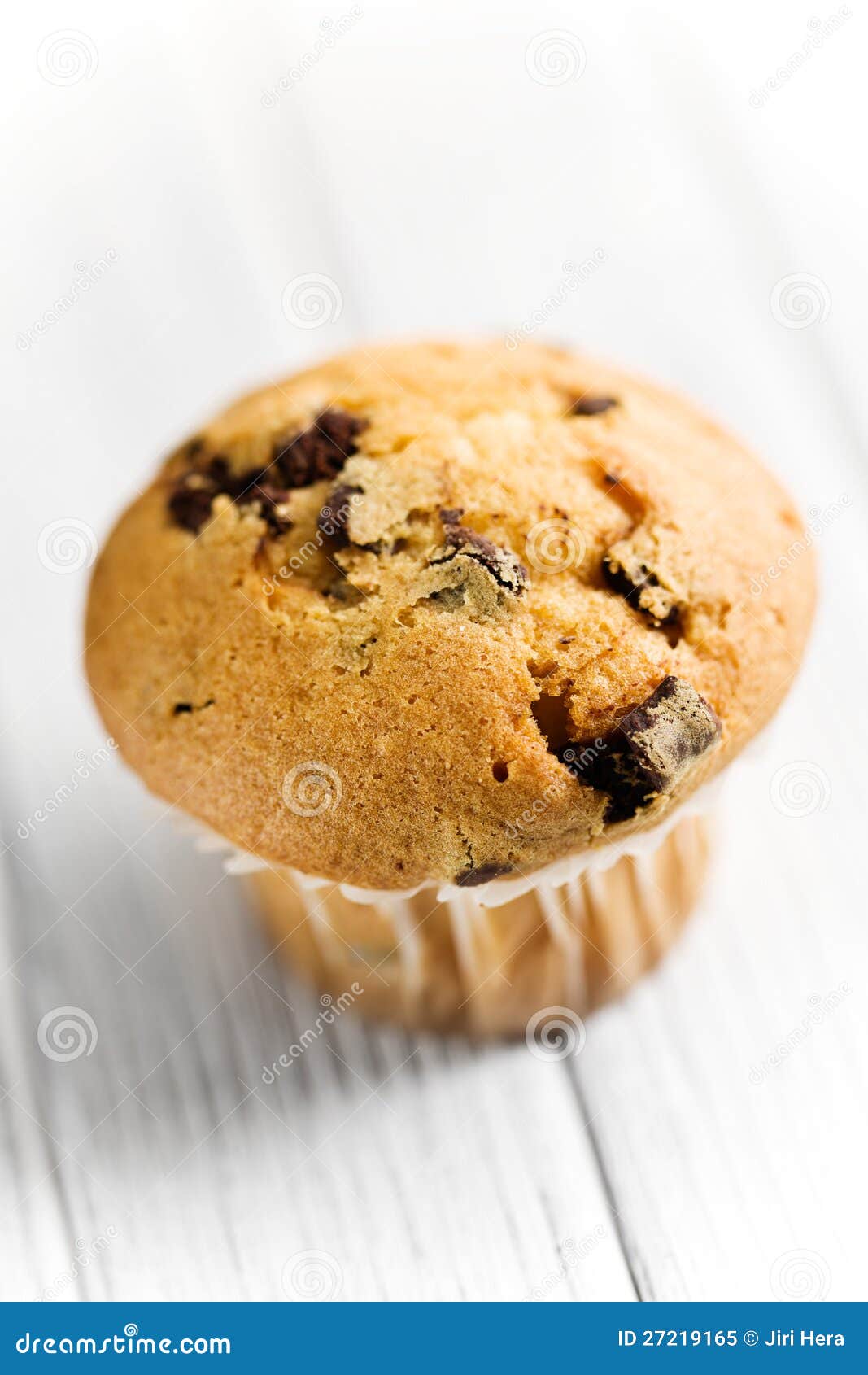Tasty Muffin with Chocolate Stock Image Image of delicious, dessert