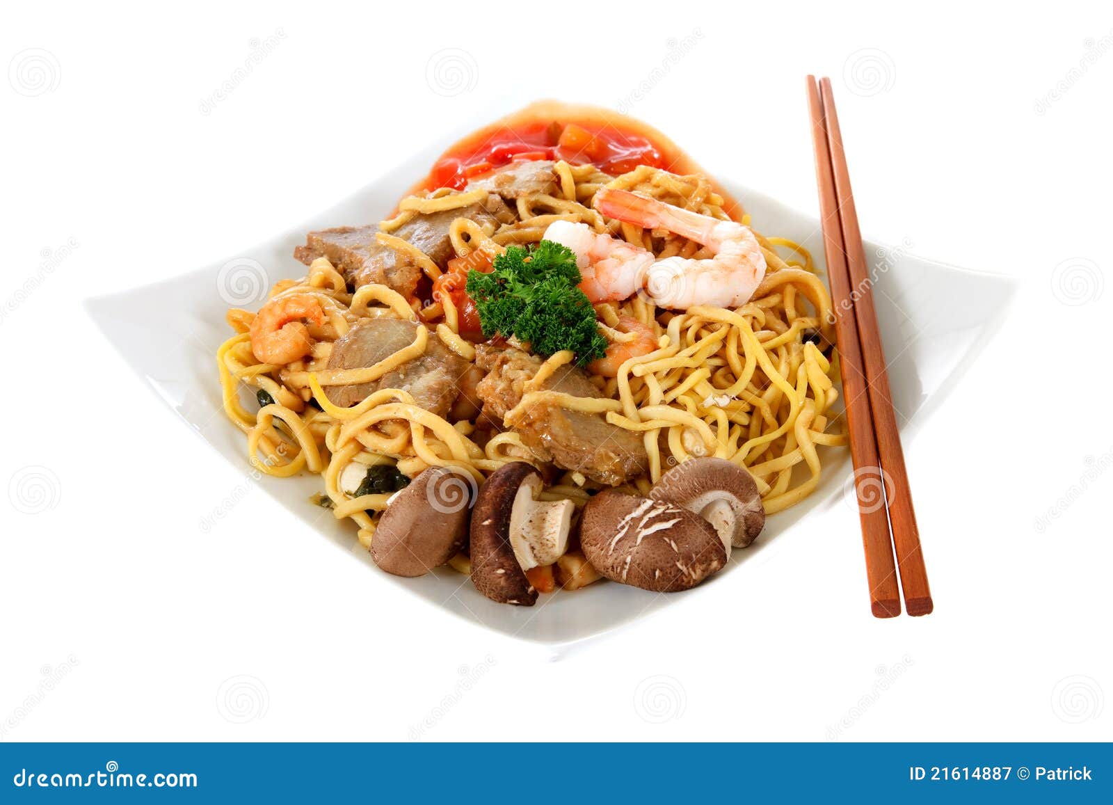 Tasty oriental dish stock image. Image of meat, flavour 21614887