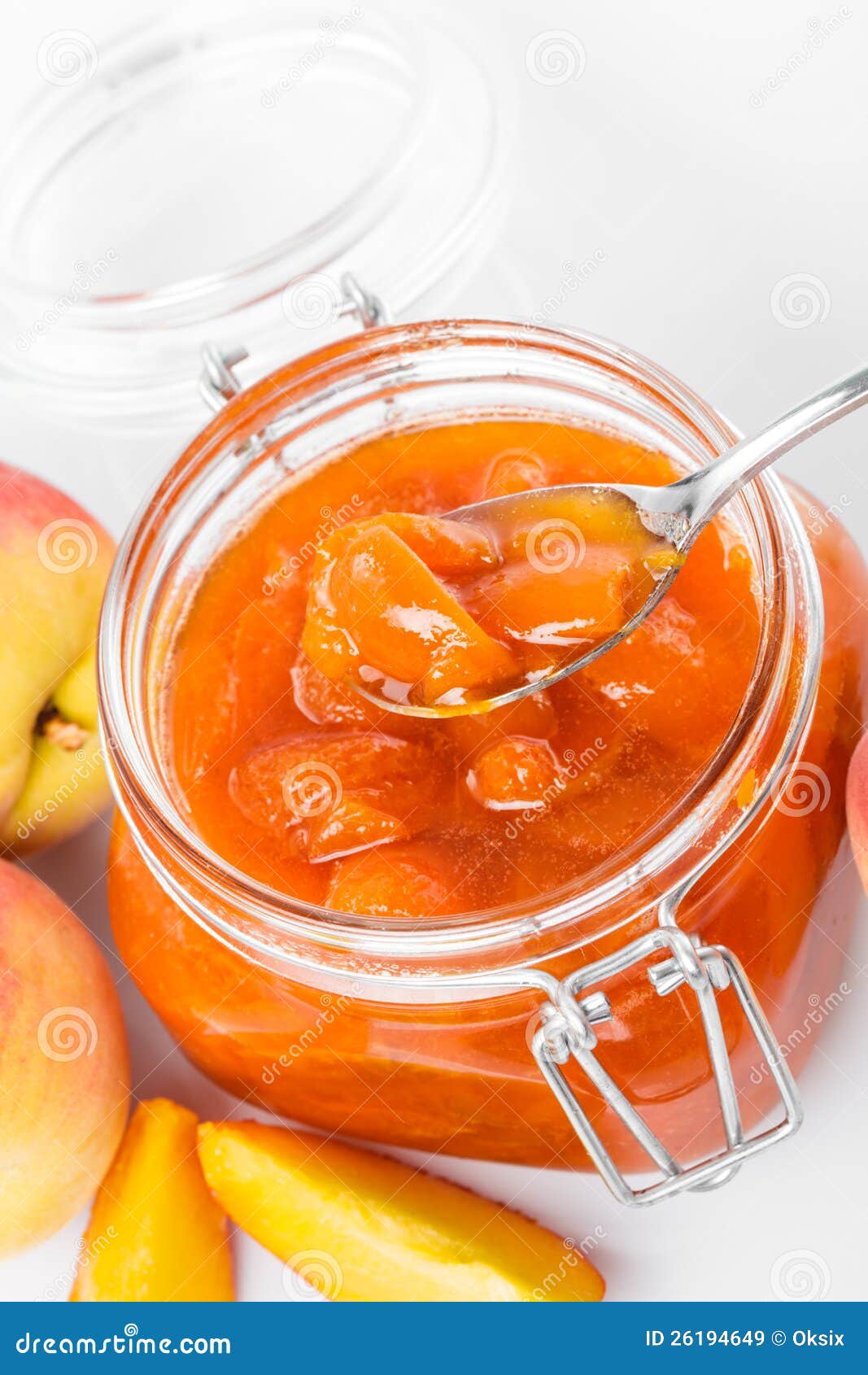 tasty peach jam