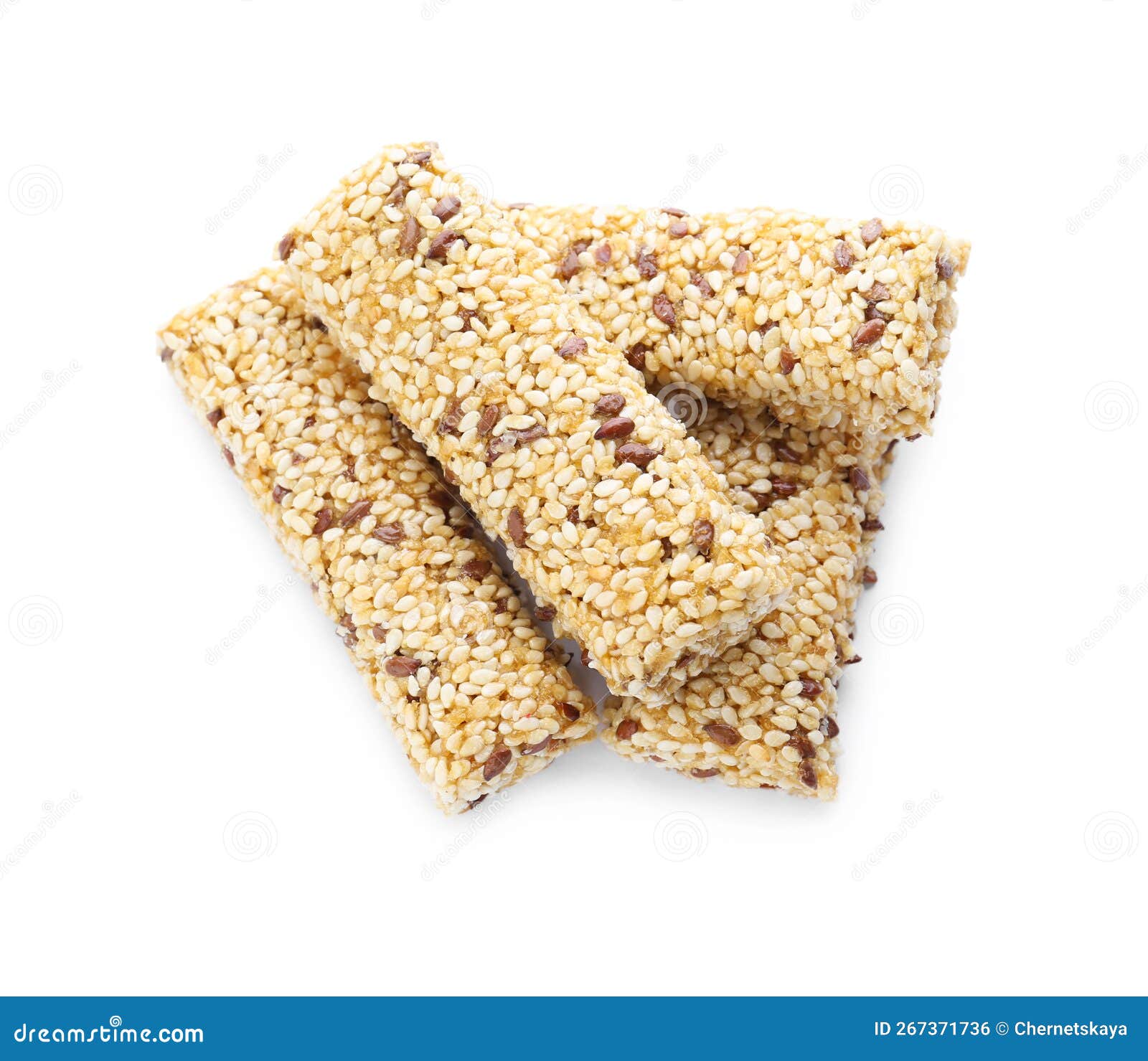 Tasty Sesame Seed Bars Isolated on White Stock Photo Image of gourmet