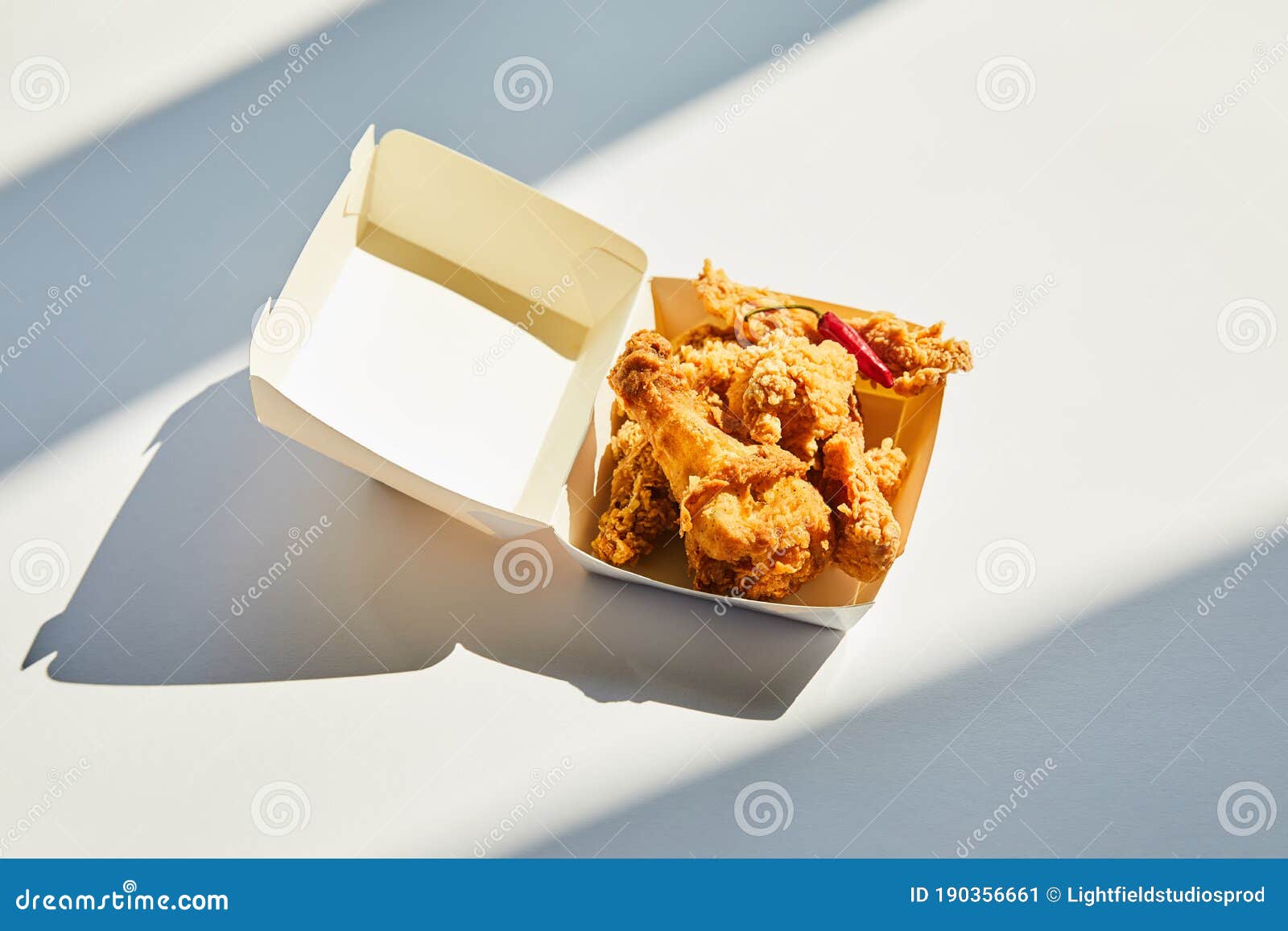 Tasty and Spicy Deep Fried Chicken Stock Image Image of spice