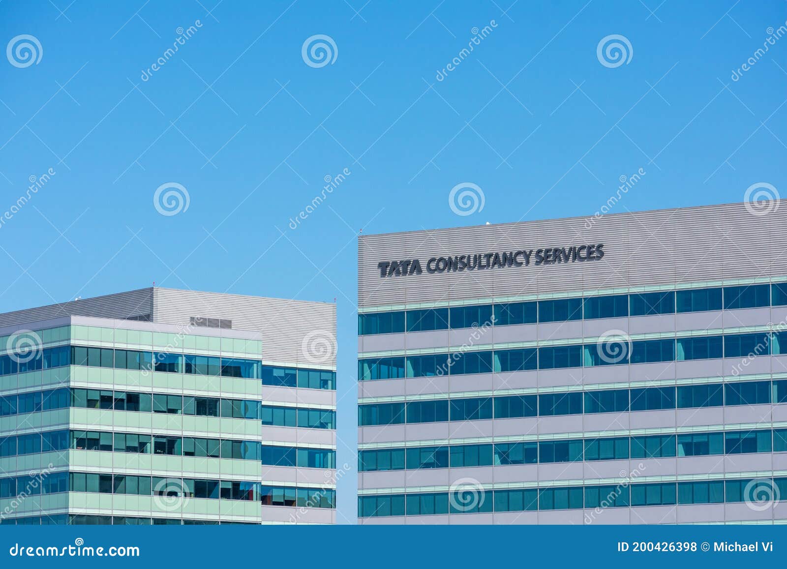 tata-consultancy-services-campus-in-silicon-valley-editorial-stock
