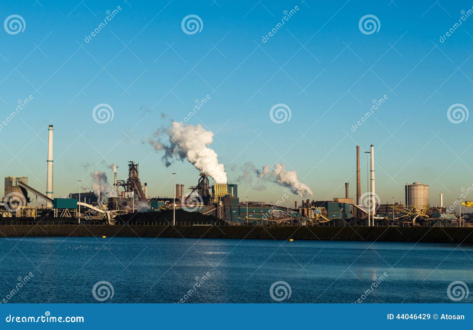 Tata Steel Na Holanda De IJmuiden Imagem Editorial - Imagem de