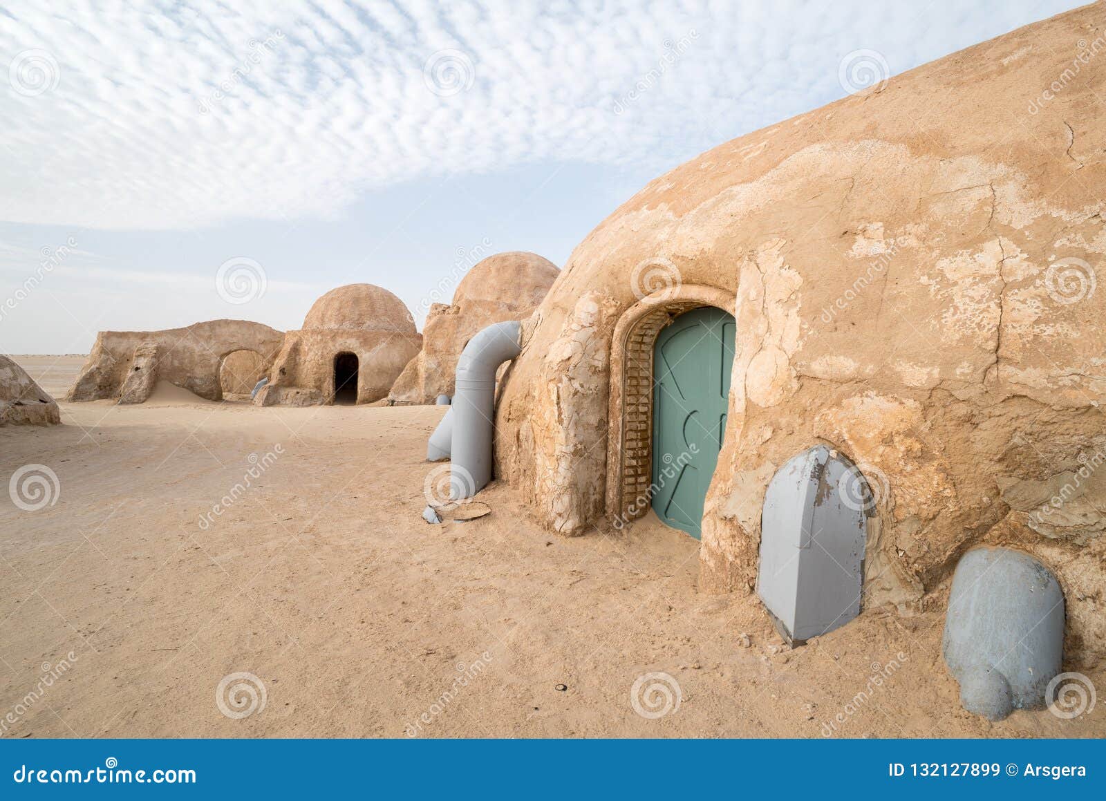 Tatooine Planet Landscape Abandoned Sets For Shooting Star Wars Editorial Stock Image Image Of Remain Background