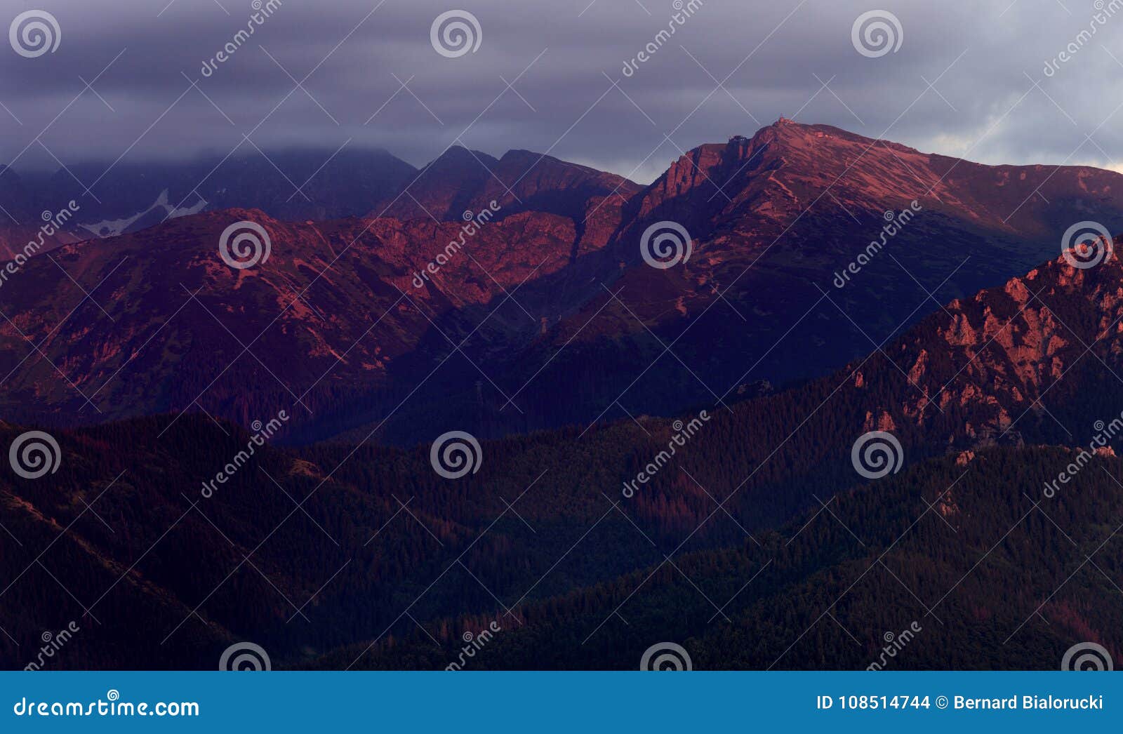 tatra mountains in autumn colors, zakopane, poland