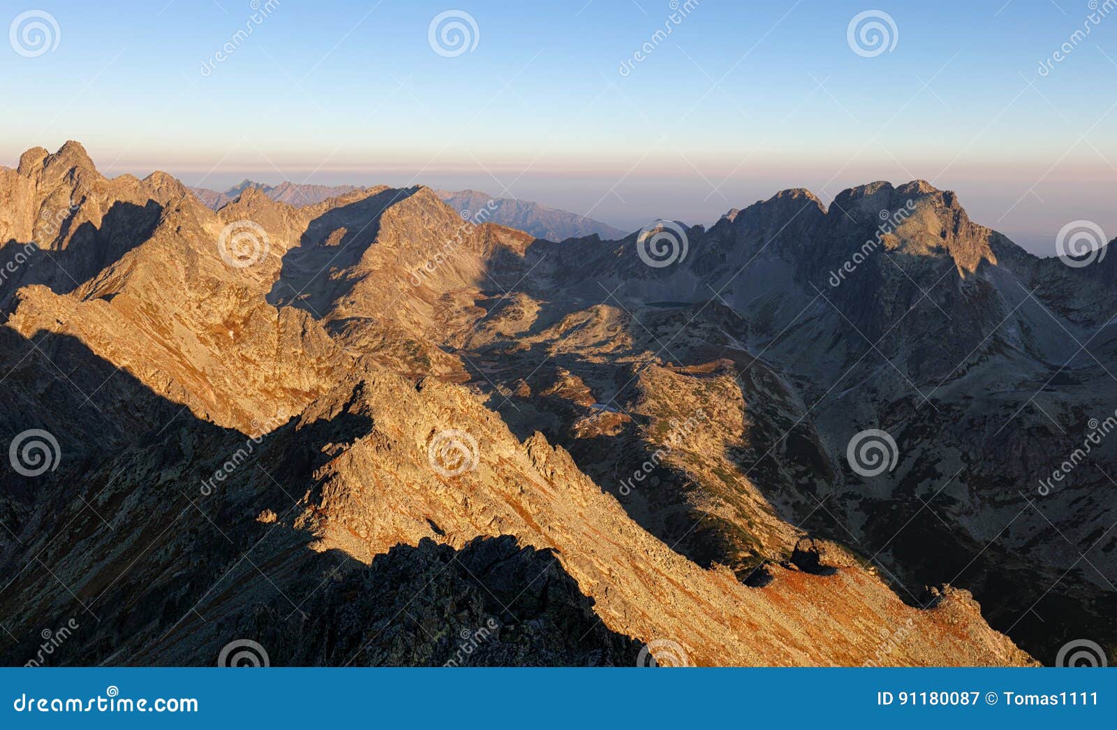 Tatras, Slovakia landscape stock image. Image of evening ...