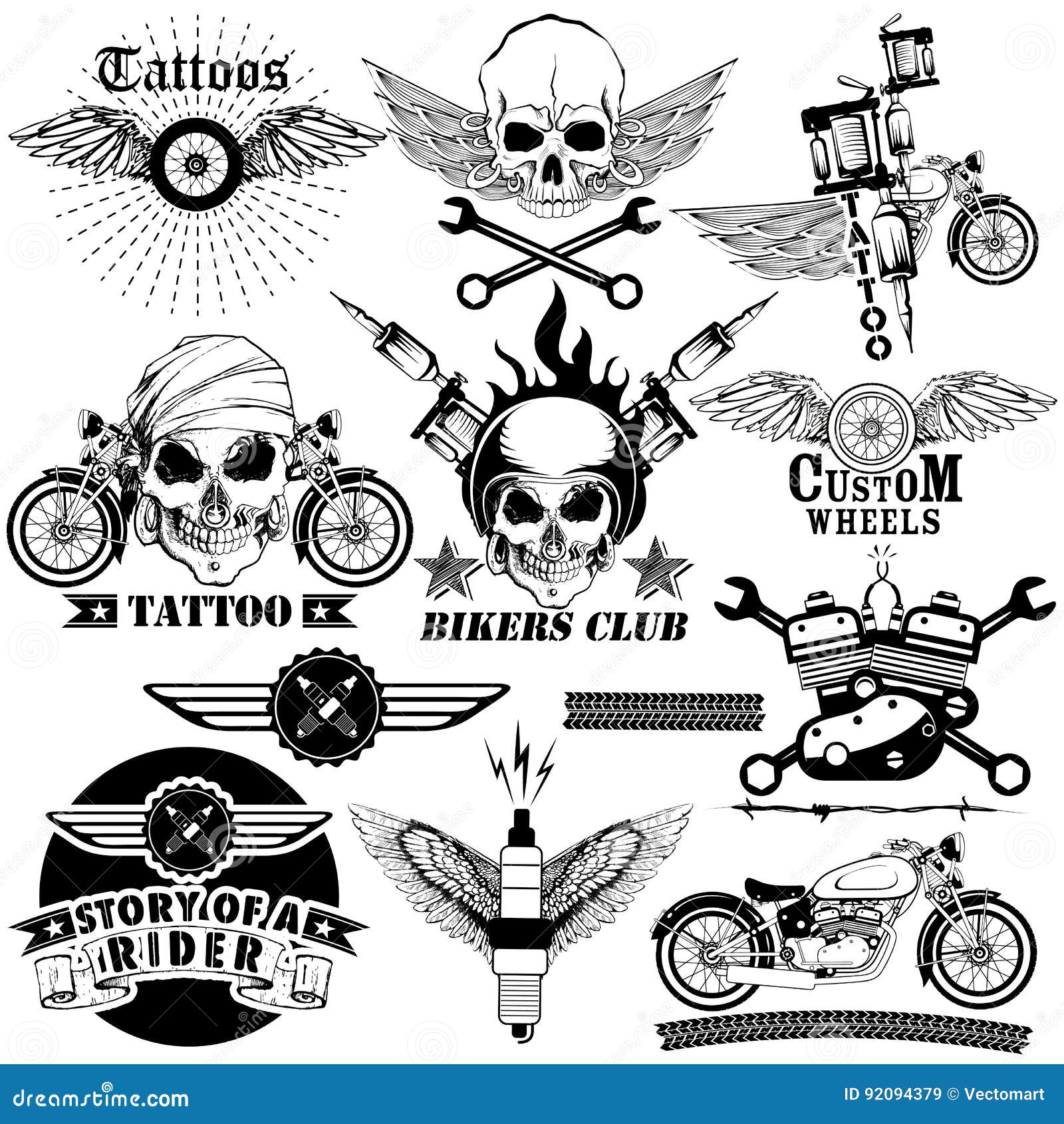 30 Top Biker Tattoo Ideas  Tattoos for Hardcore Bike Rider