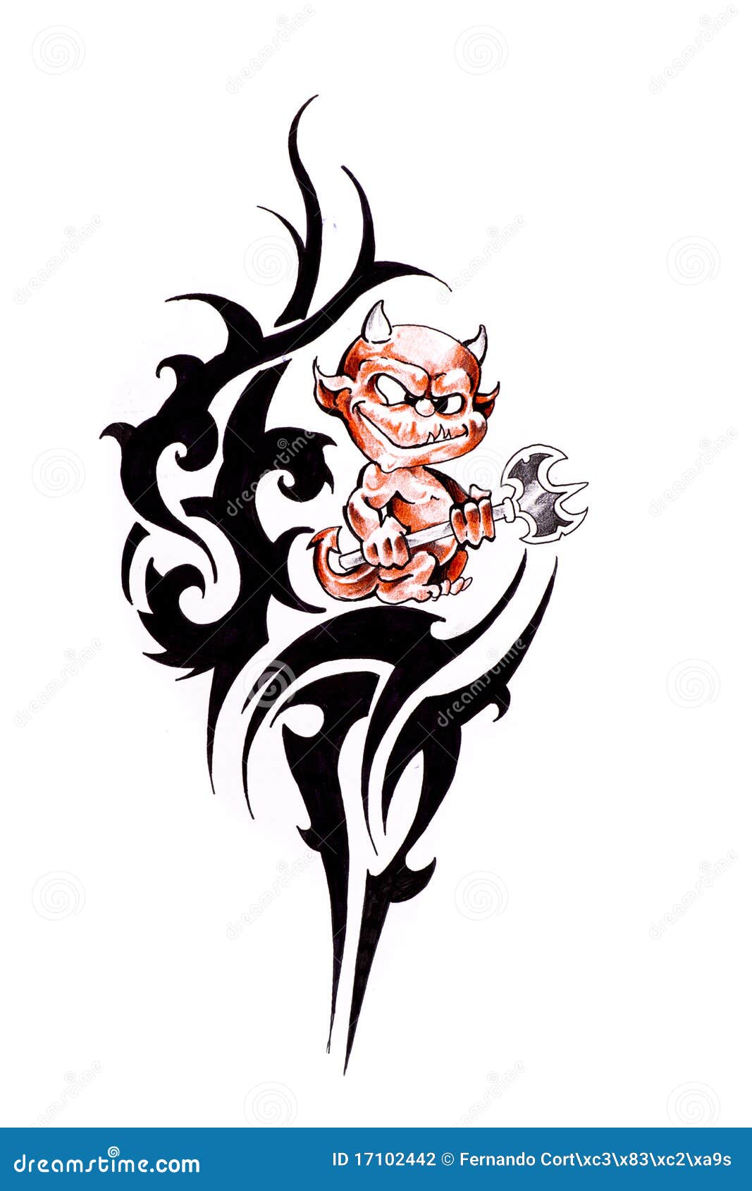 Devil Tattoo Stock Illustrations – 13,016 Devil Tattoo Stock Illustrations,  Vectors & Clipart - Dreamstime