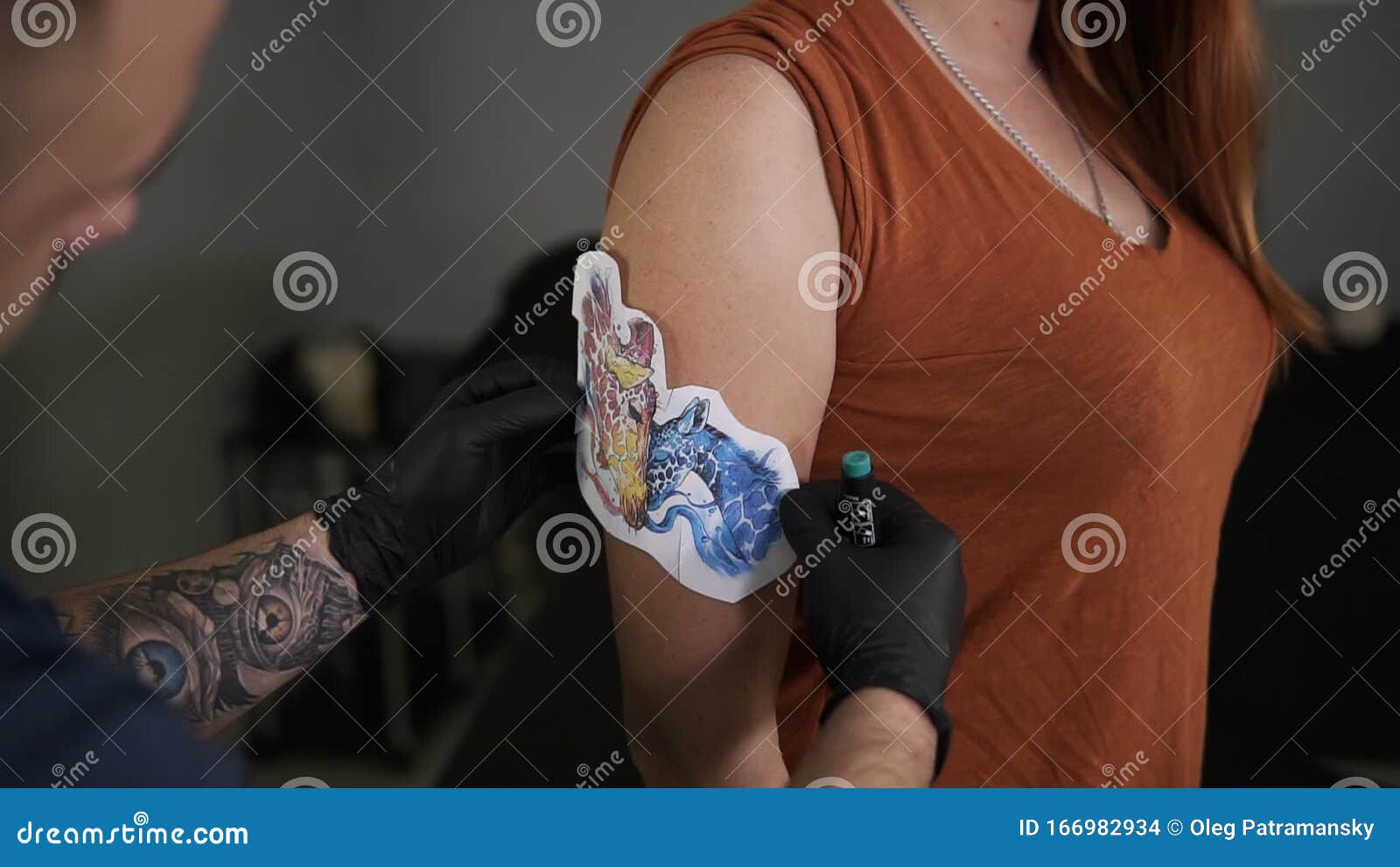 46364 Tattoo Stock Video Footage  4K and HD Video Clips  Shutterstock