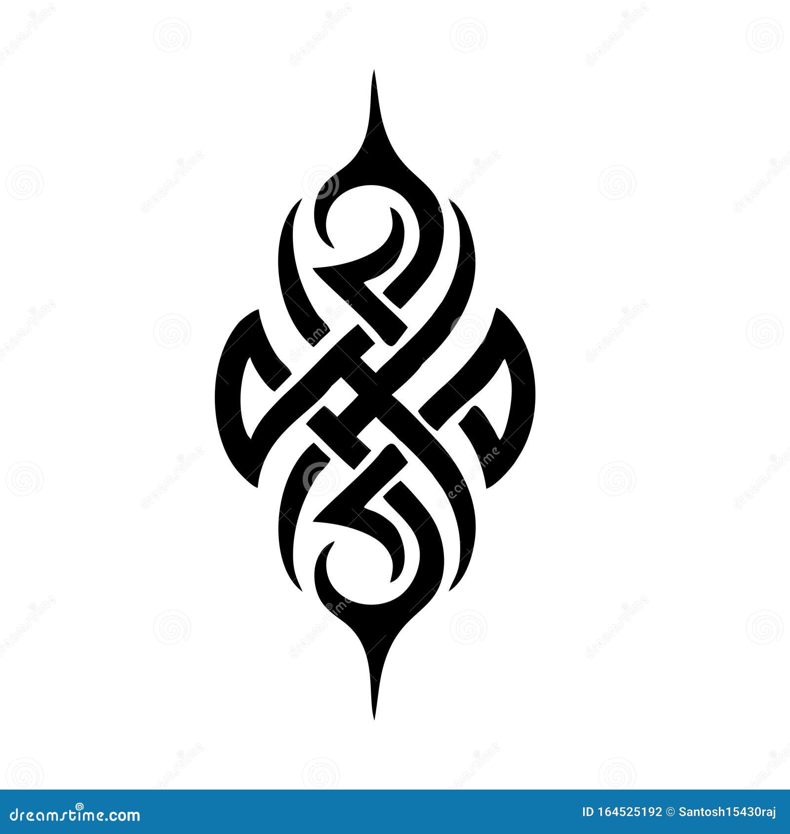Tattoo Designs on White Background. Vector Illustration . Stock Vector -  Illustration of logo, icons: 164525192