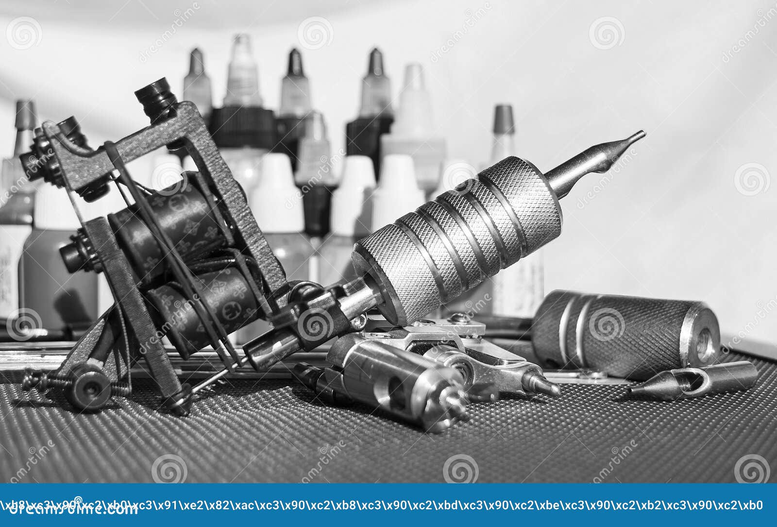 Tattoo equipment stock image. Image of pain, iron, school 88819313