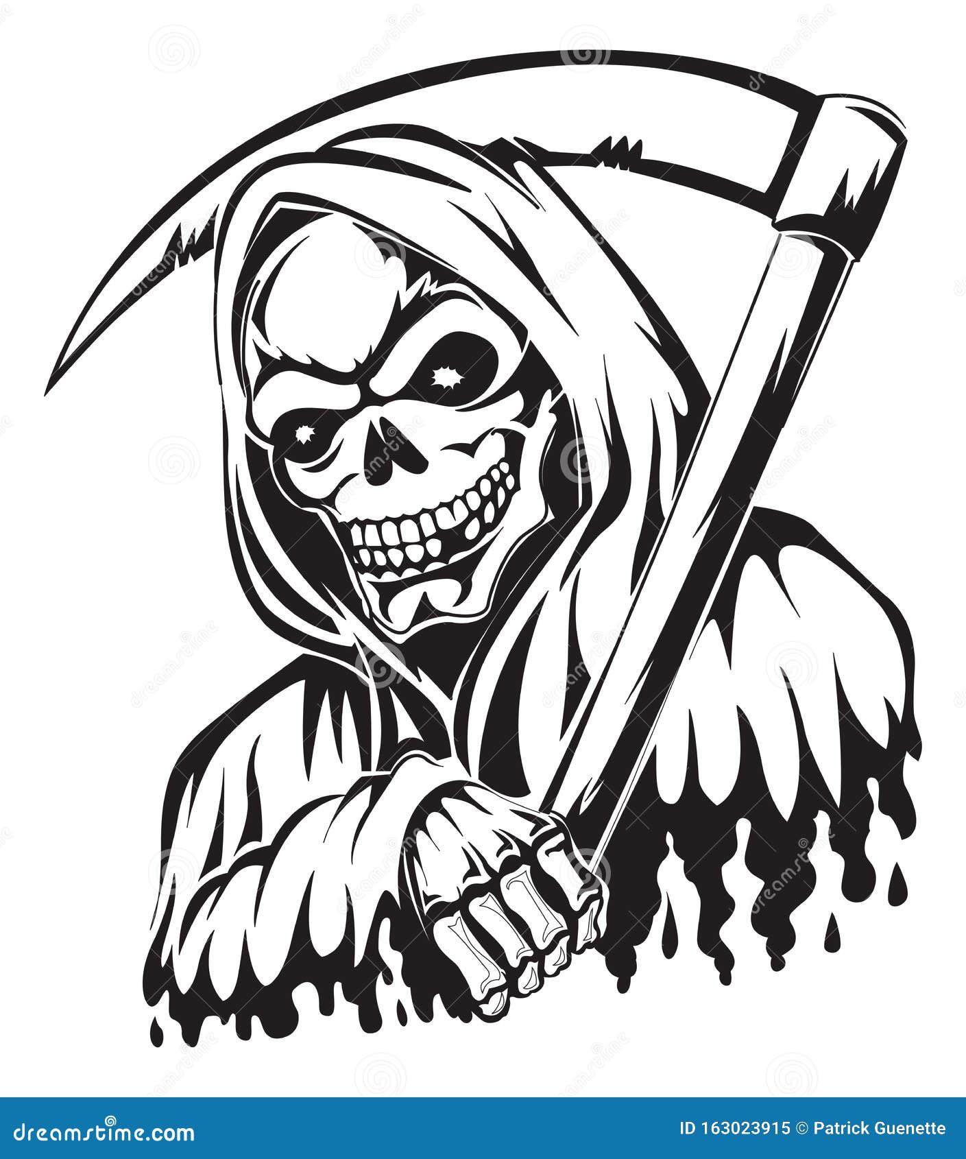 15 Grim Reaper Death Darkness Tattoo Designs – Symbolizing the  Inevitability of Death and the Concept of Mortality! - Psycho Tats