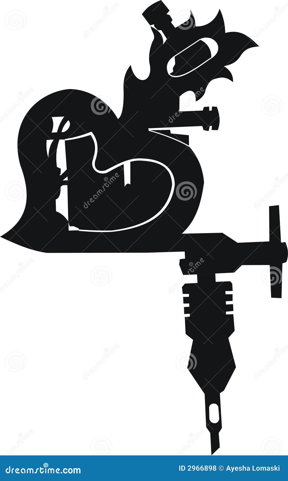 Set of tattoo machine illustrations Design element for logo label  emblem sign badge Vector image Stock Vector Image  Art  Alamy