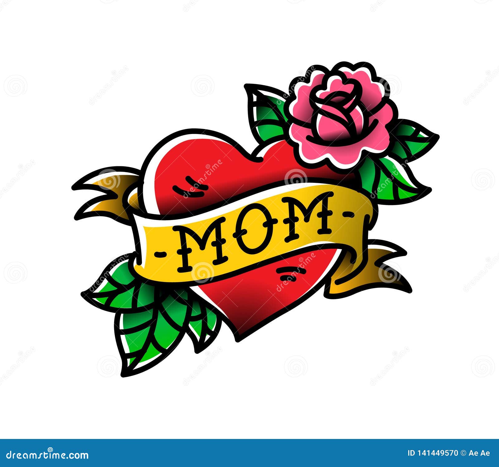 Mom Tattoo Font