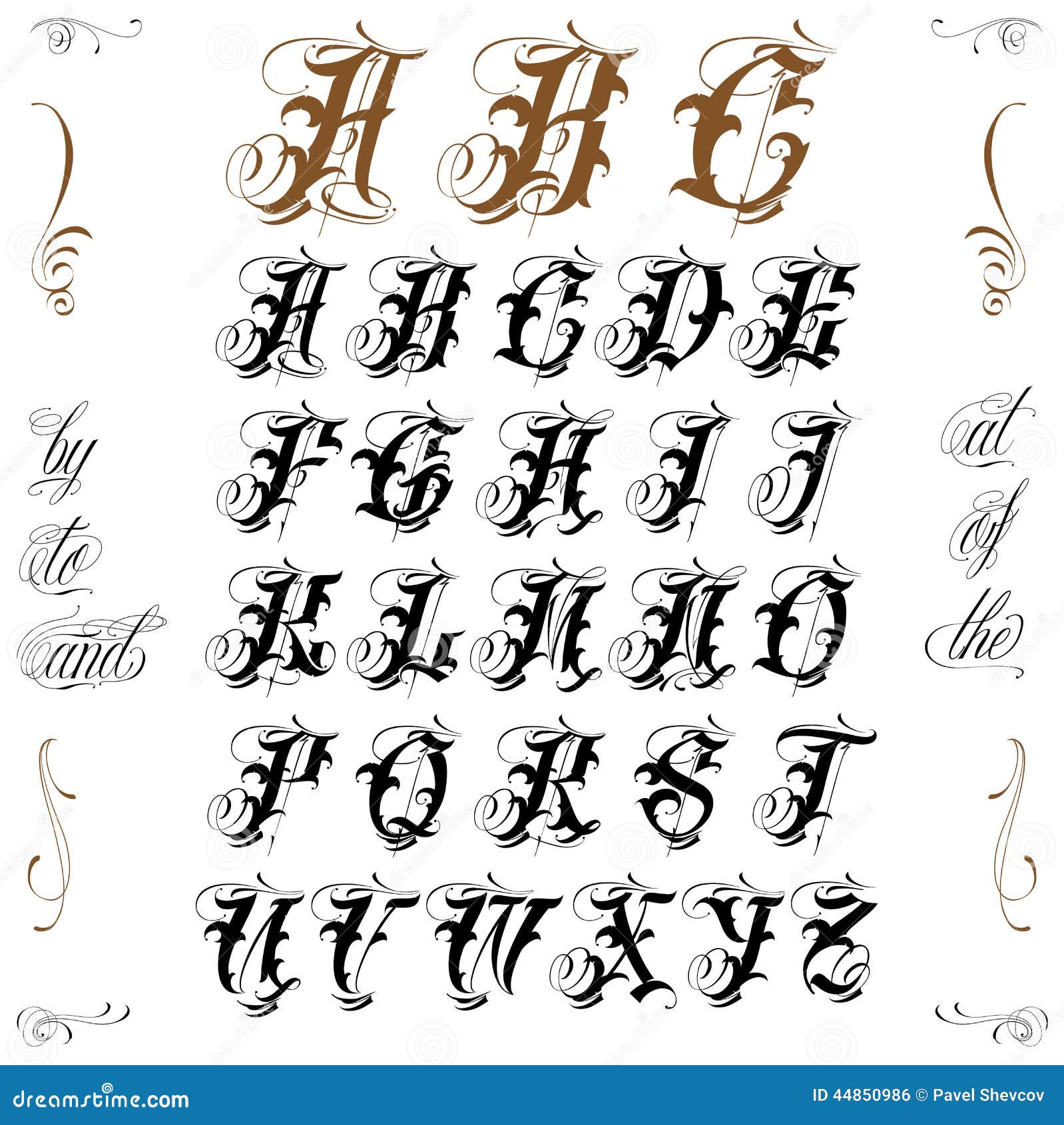 13,500+ Tattoo Fonts Stock Illustrations, Royalty-Free Vector Graphics &  Clip Art - iStock