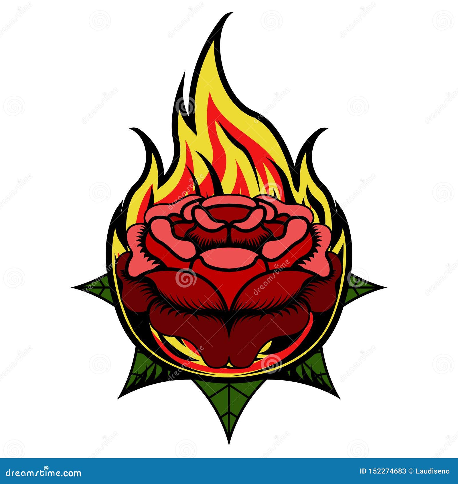 Knife and burning rose tattoo  Tattoogridnet