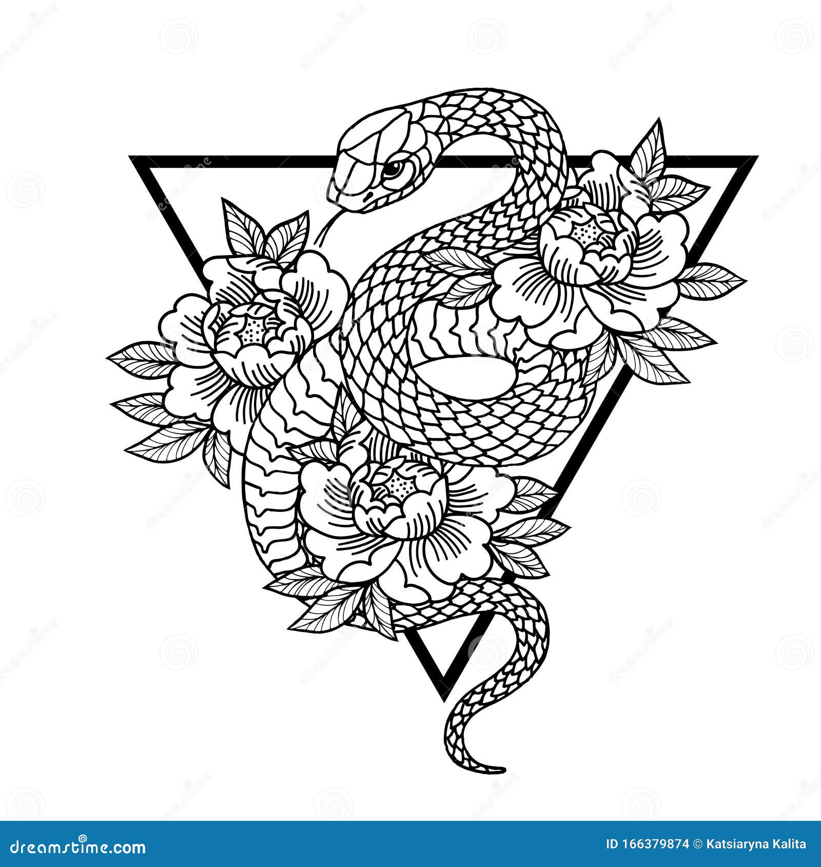 Half healed snake and rose tattoo on the right upper #14 Half healed snake and rose tattoo on the right upper