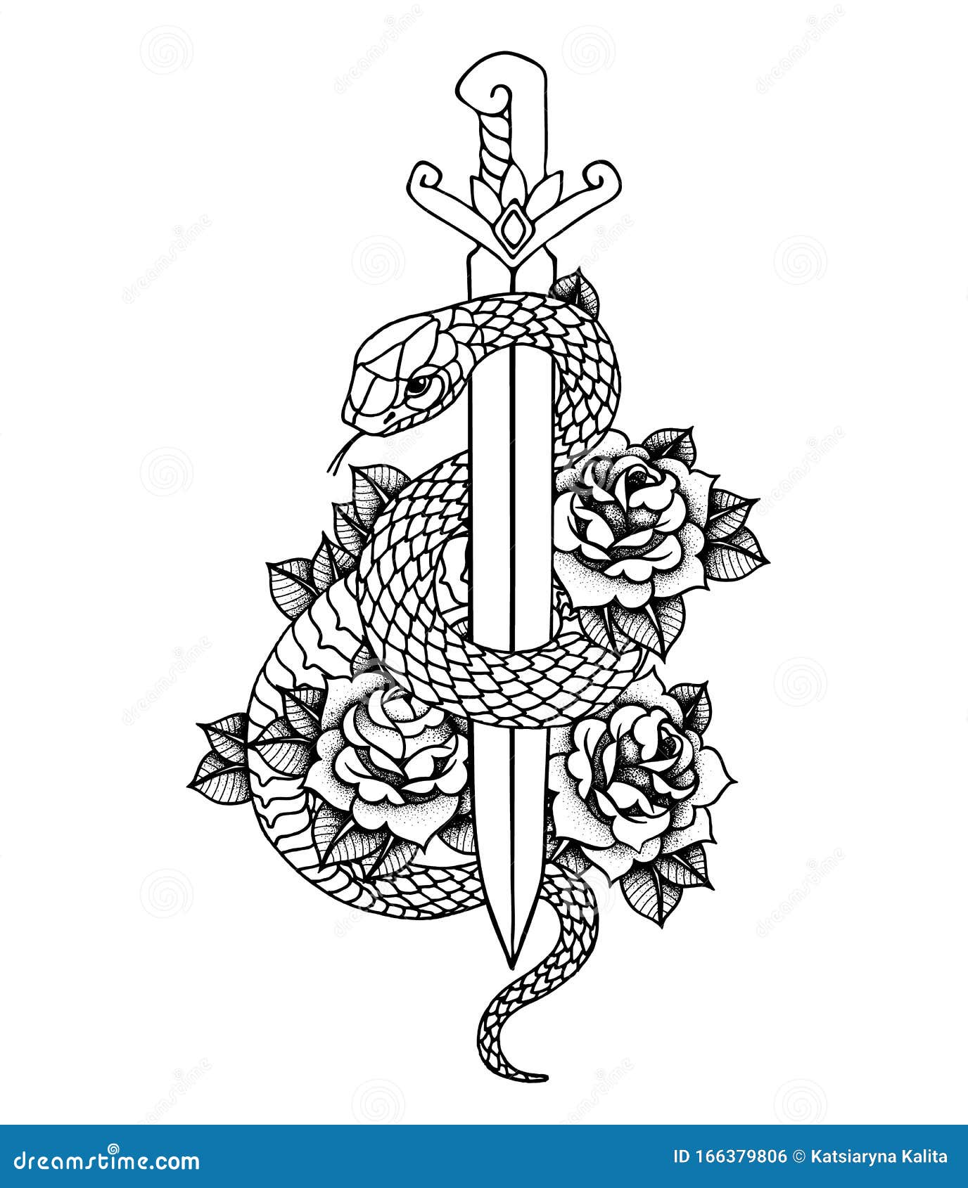 sword rose tattooTikTok Search