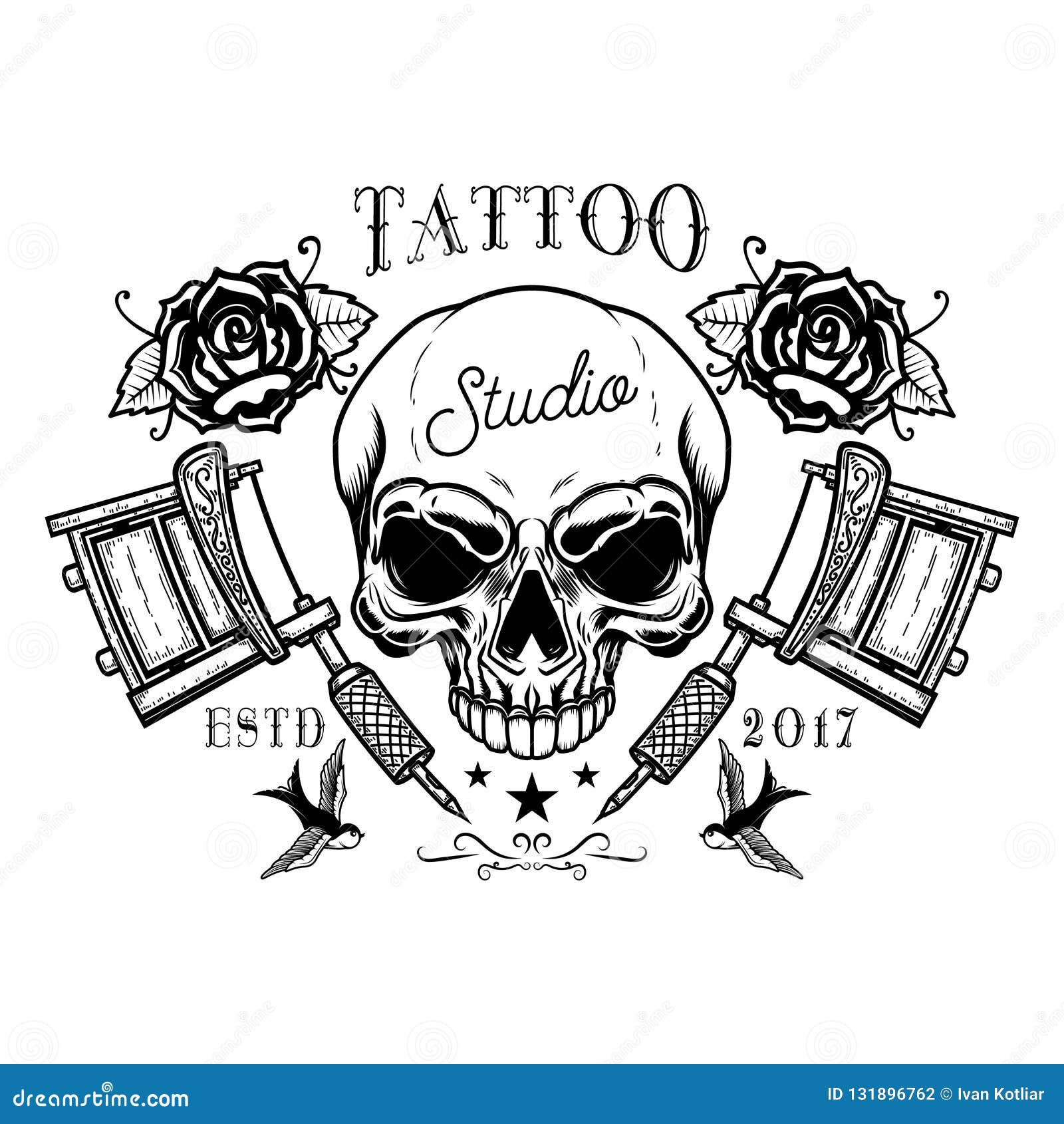 Elis Skull by badfish1111 on DeviantArt  Tattoo machine art Body tattoo  design Tattoo machine design