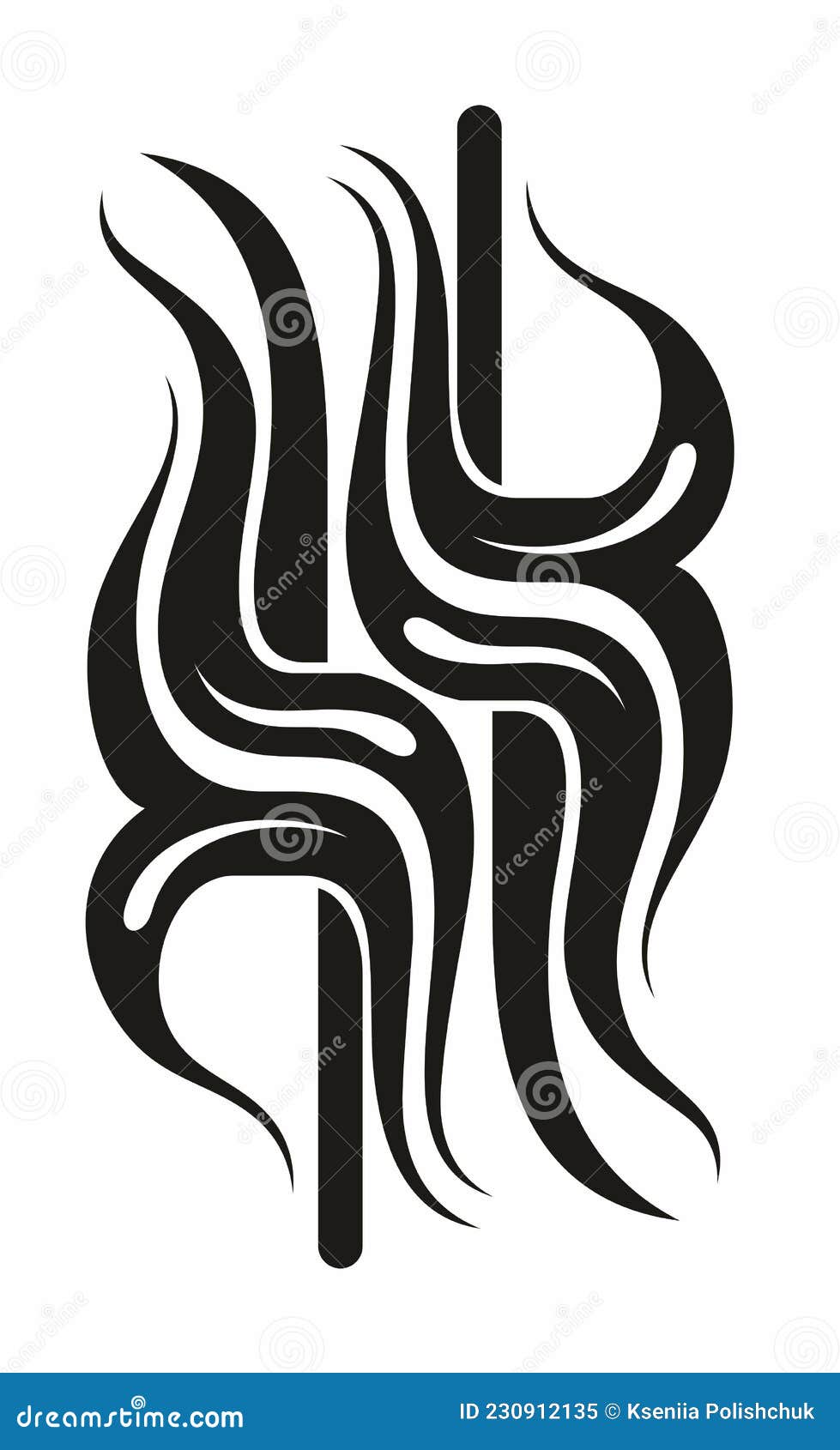 Tattoo Tribal Abstract Element, Black Arm Shoulder Tattoo Fantasy Pattern  Vector, Sketch. Vector Illustration of a Tribal Tattoo. Stock Vector -  Illustration of abstract, icon: 230912135