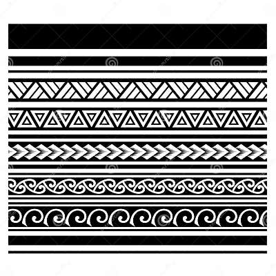 Polynesian Tribal Tattoo Designs, Polynesian Armband. Make a Stencil ...