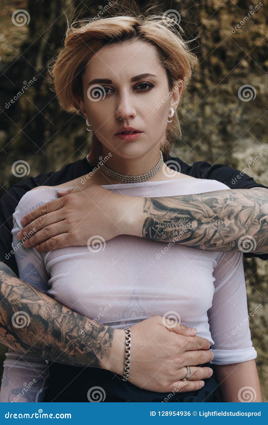 Blonde With Tattoos