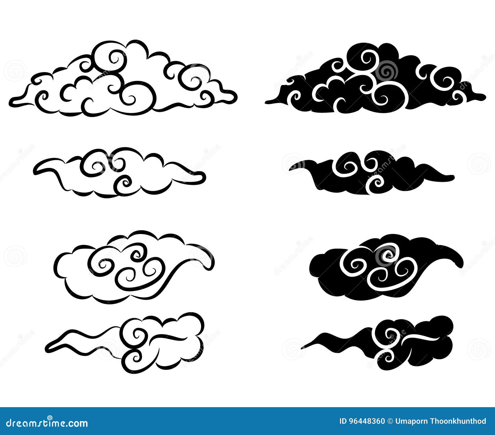 99 Tatuagens de Nuvens [Fotos, Desenhos, Significados]