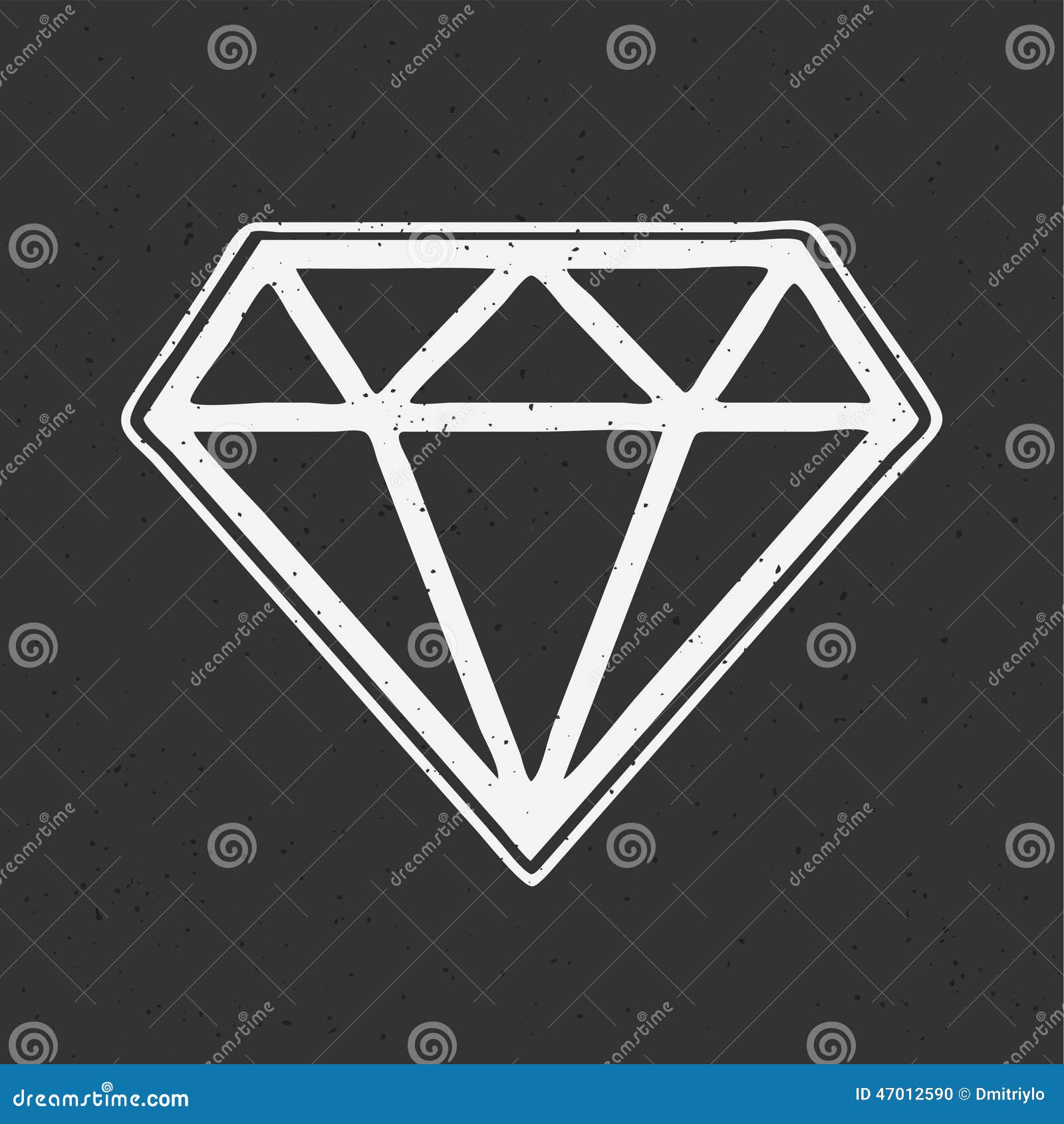 Tatuering Diamant