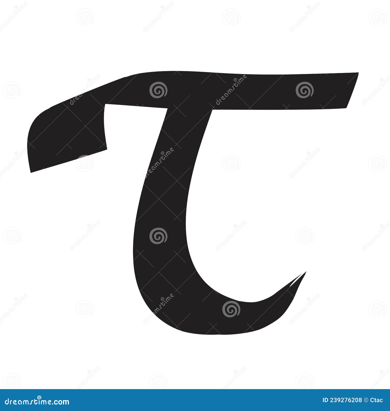 Tau Greeek Alphabet Letter Stock Photo | CartoonDealer.com #239276208