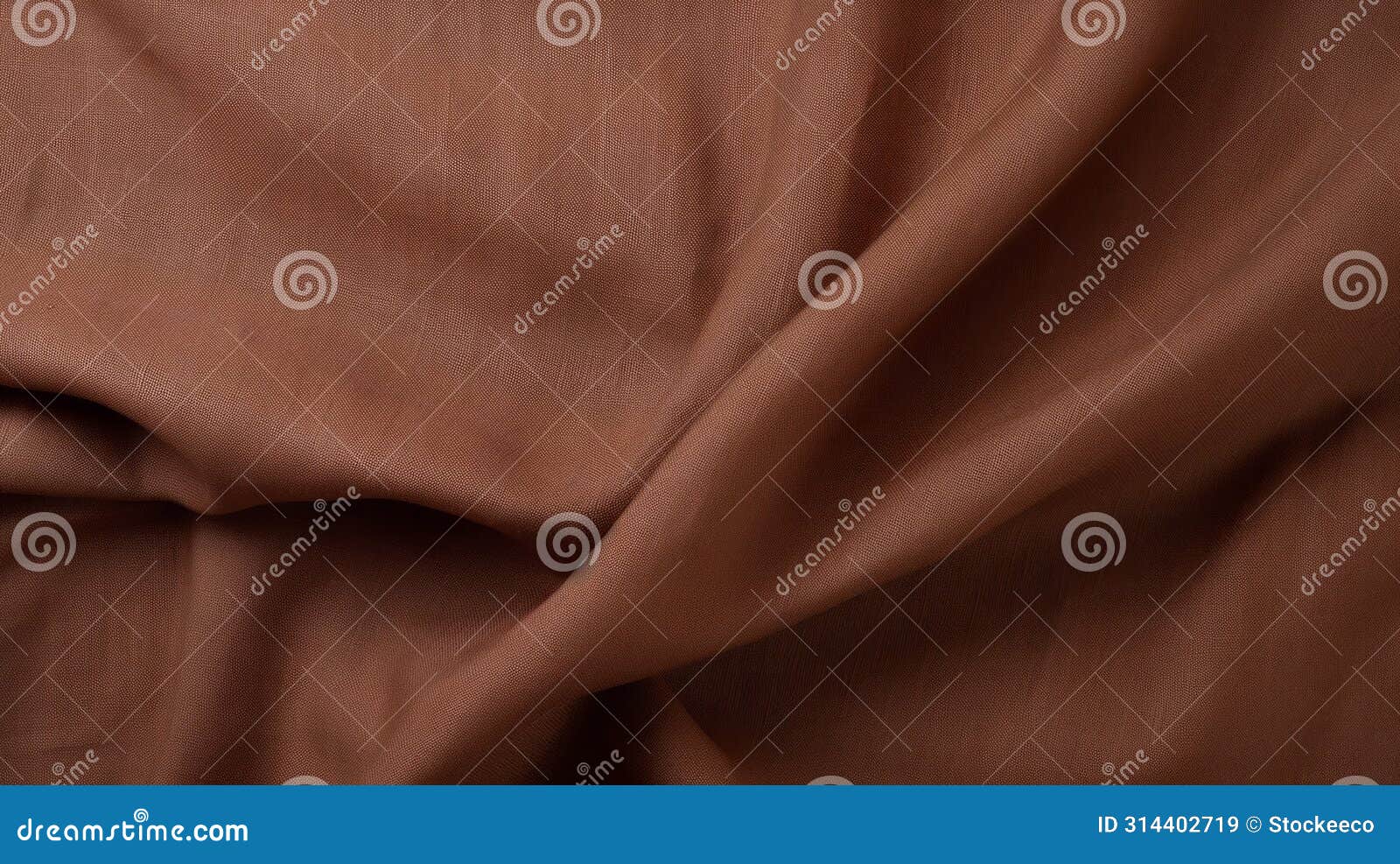 medium brown shantung silk fabric - natural shade with whistlerian dansaekhwa style