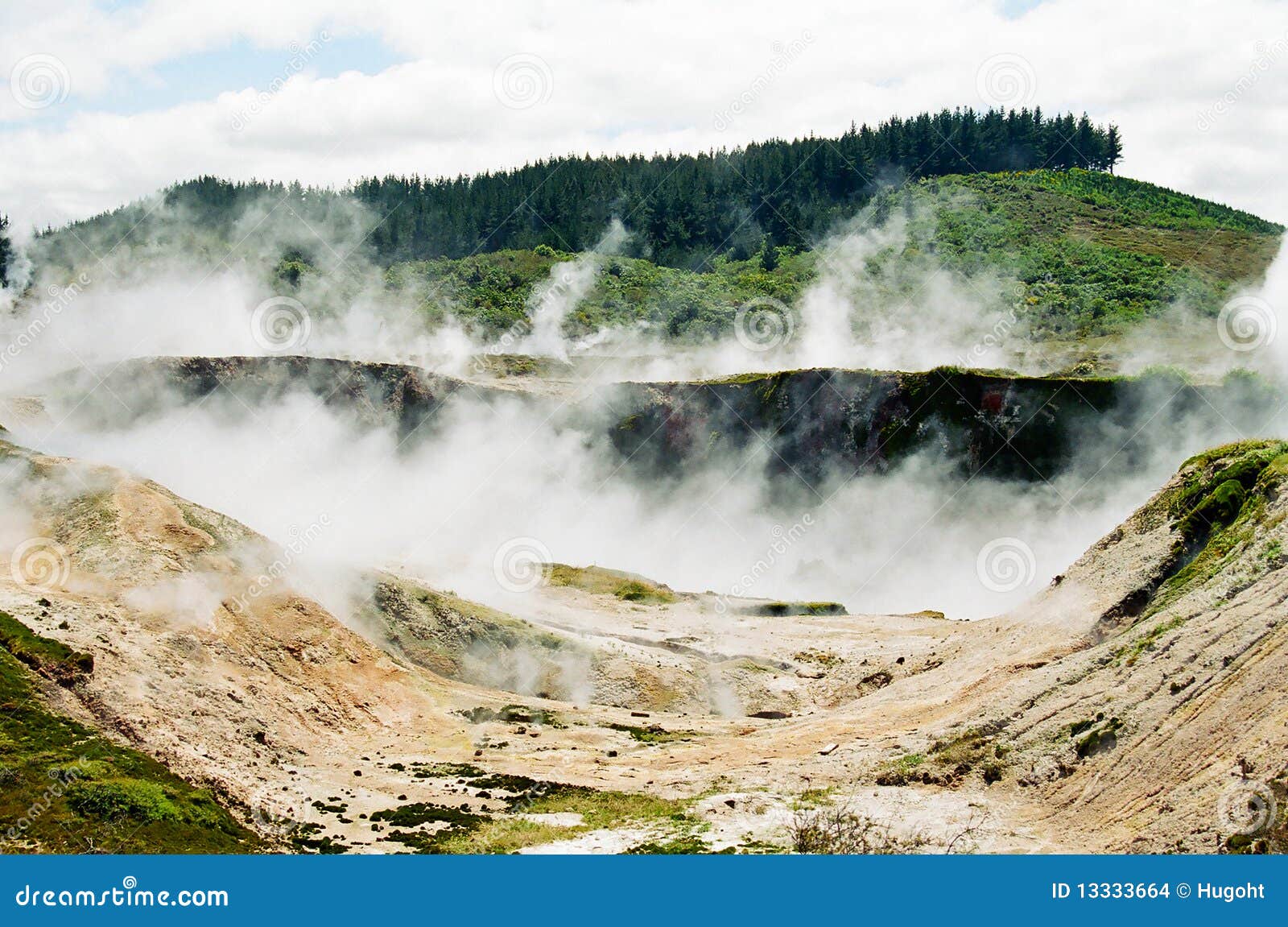 taupo volcanic area, new zealand