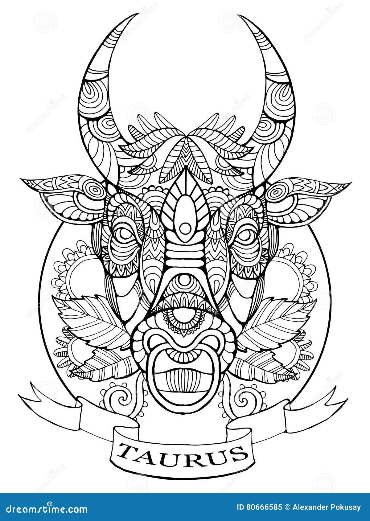 taurus coloring pages - photo #26