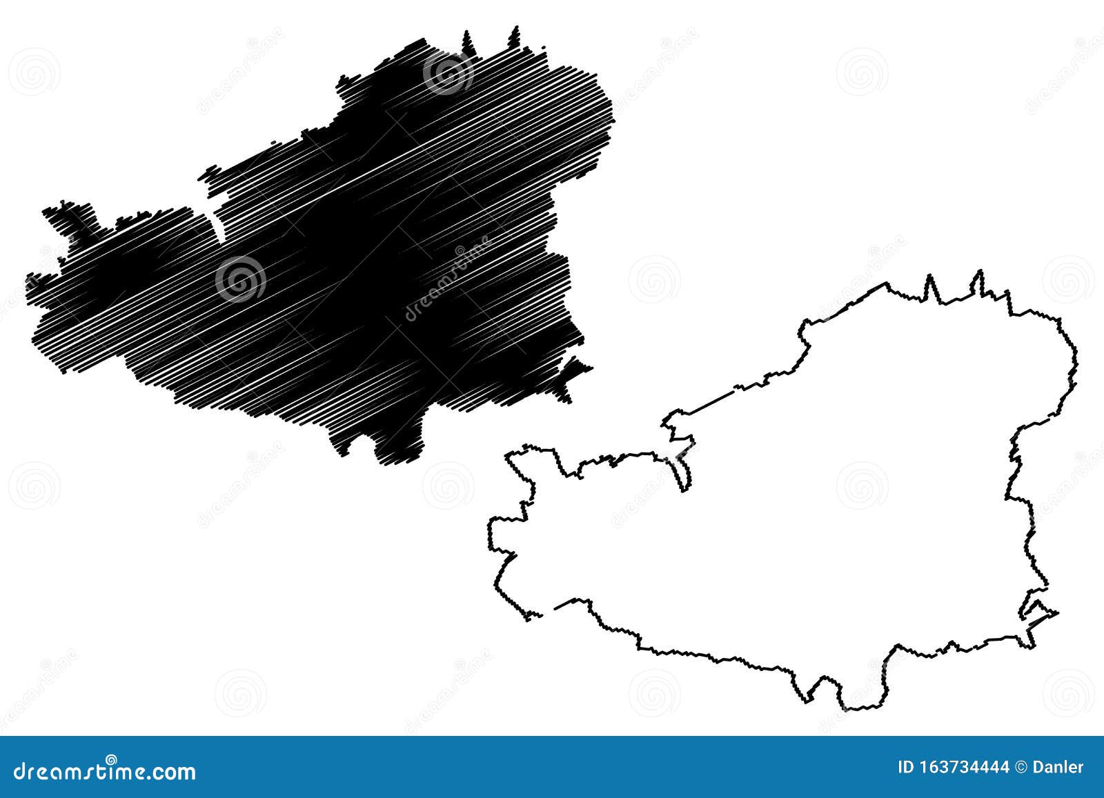 tavastia proper region republic of finland map  , scribble sketch kanta-hame map